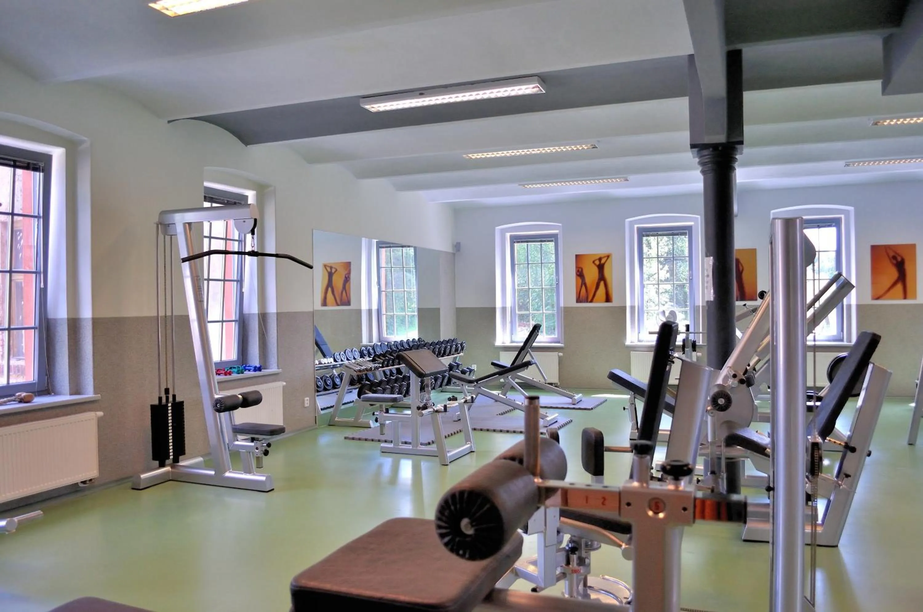 Fitness centre/facilities in Aparthotel Lípa