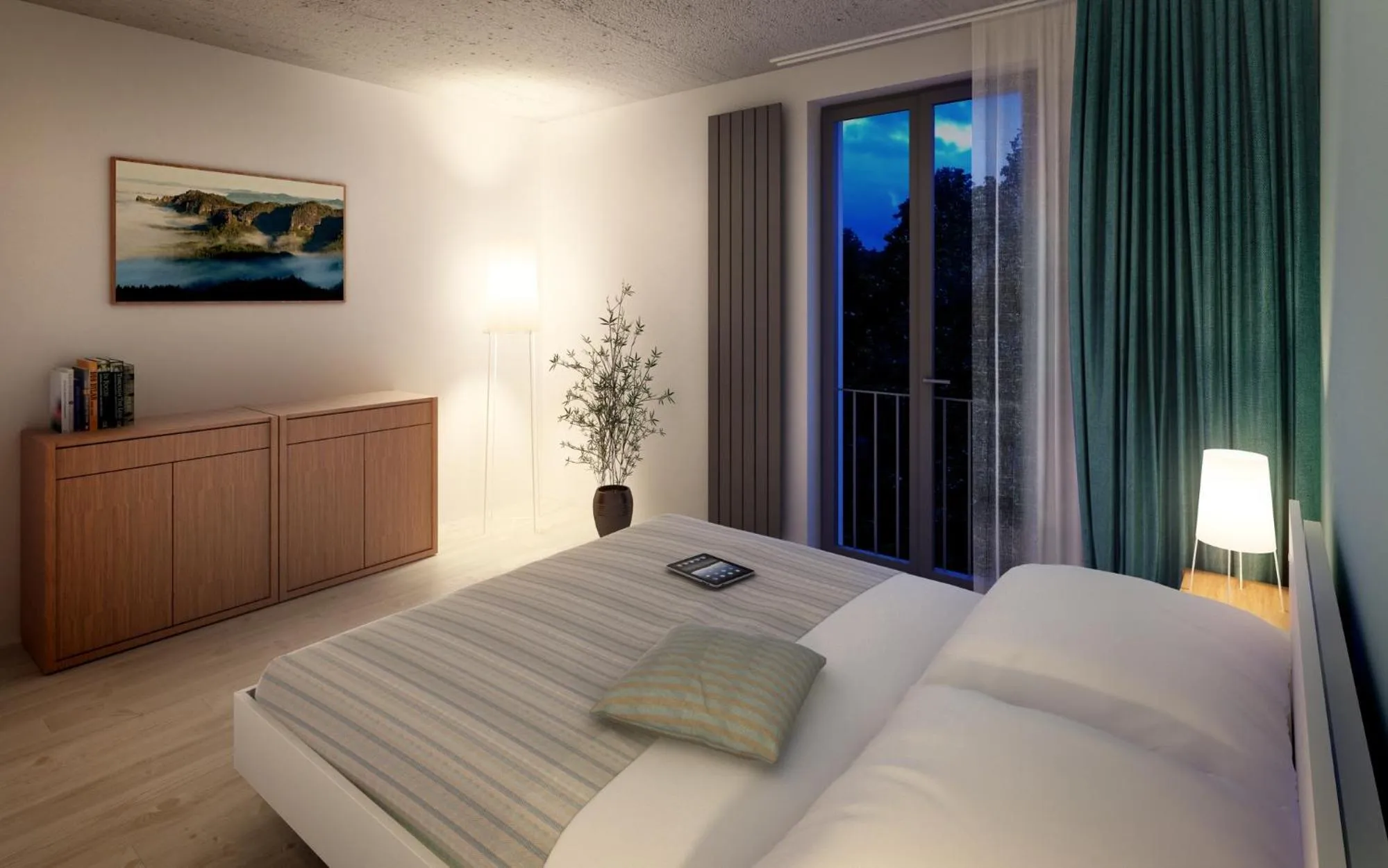 Bedroom, Bed in Aparthotel Lípa