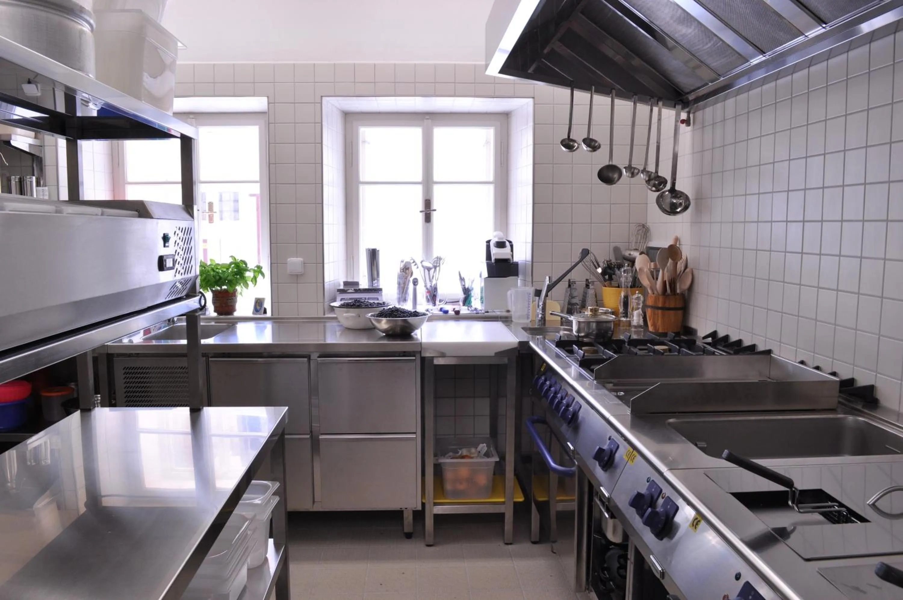 Kitchen or kitchenette in Aparthotel Lípa