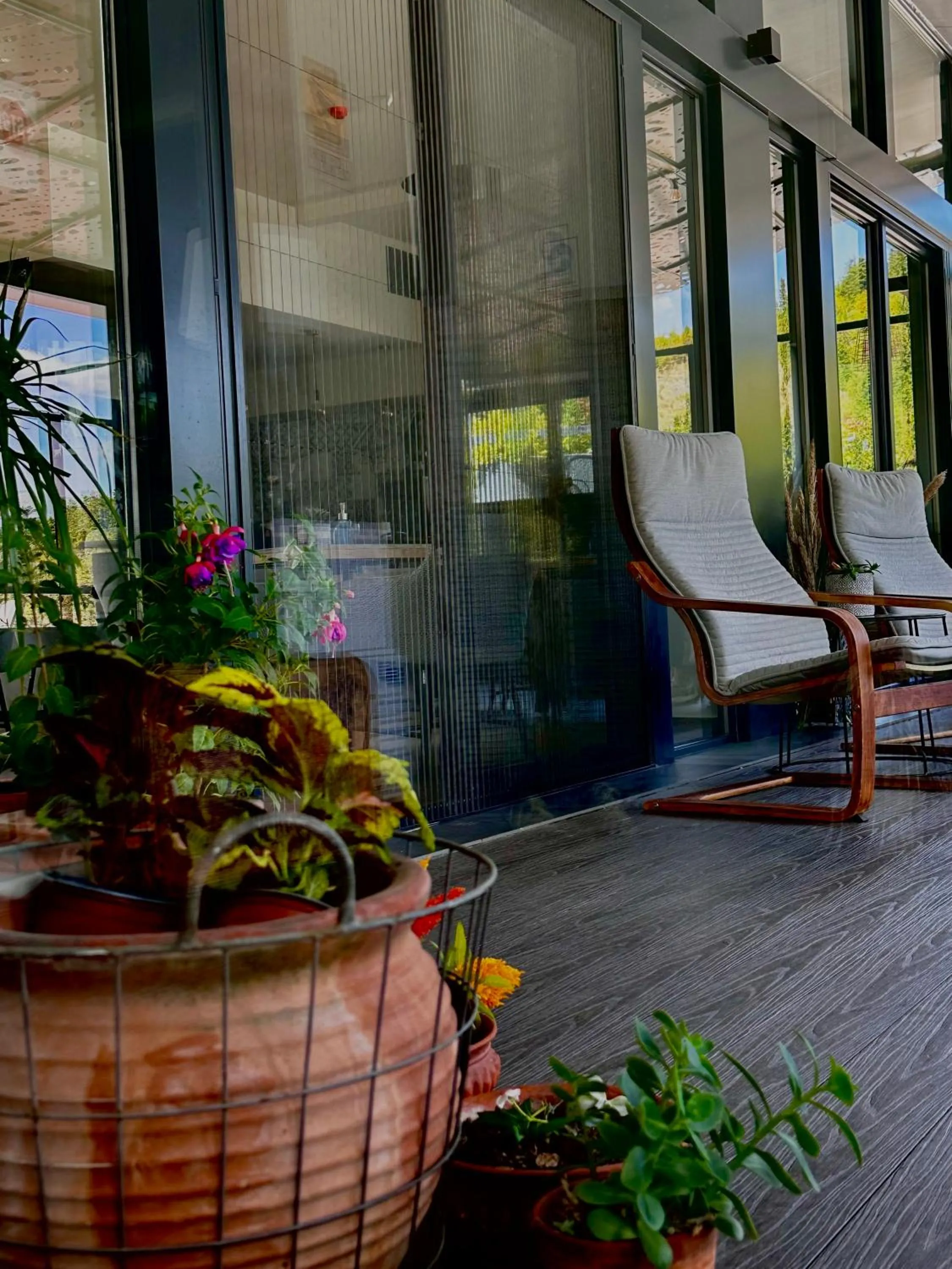 Patio in Hotel Koferita