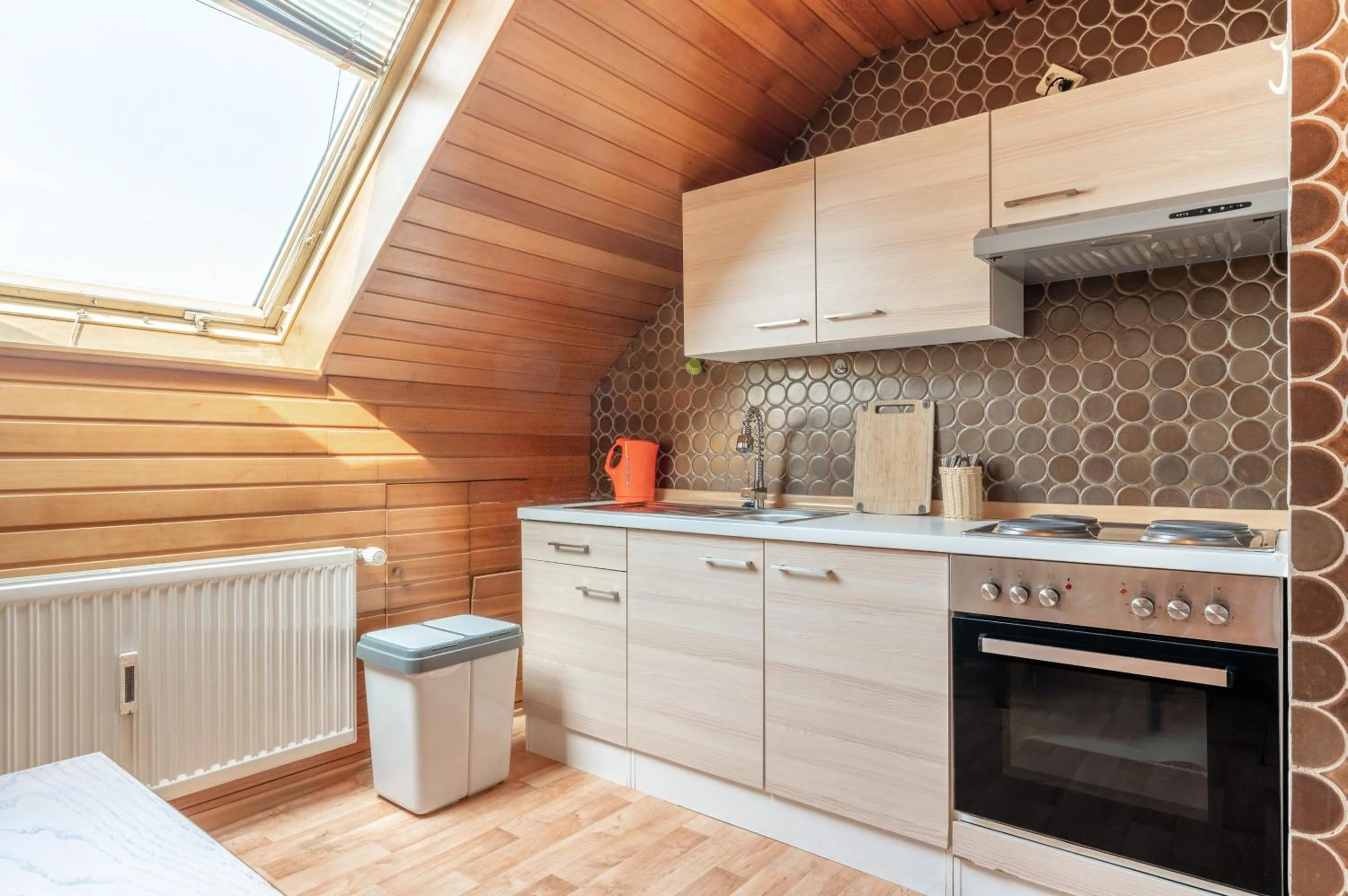 Kitchen or kitchenette in Hotel Kniestedter Hof