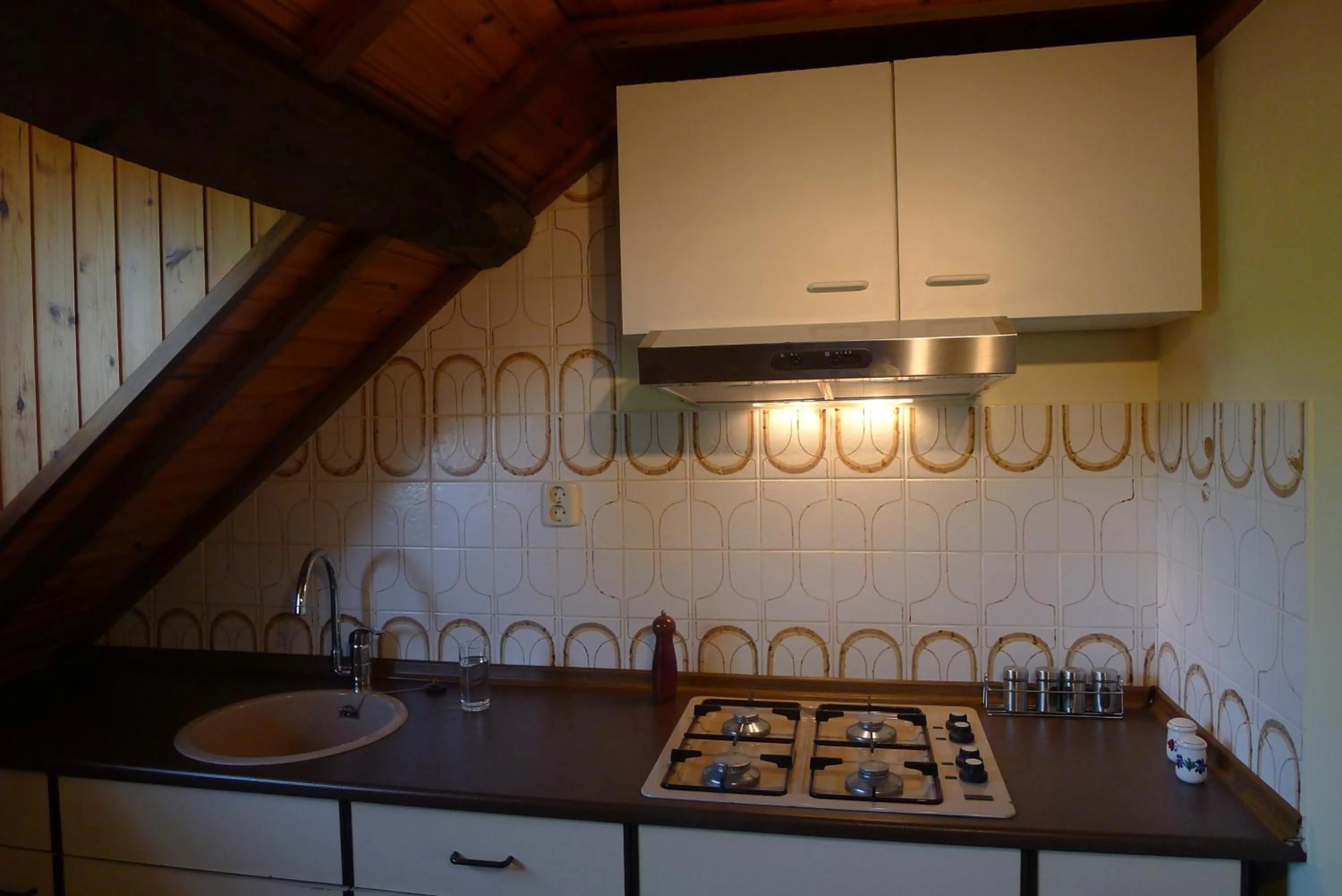 Kitchen or kitchenette in B&B De Kleine Wijngaard