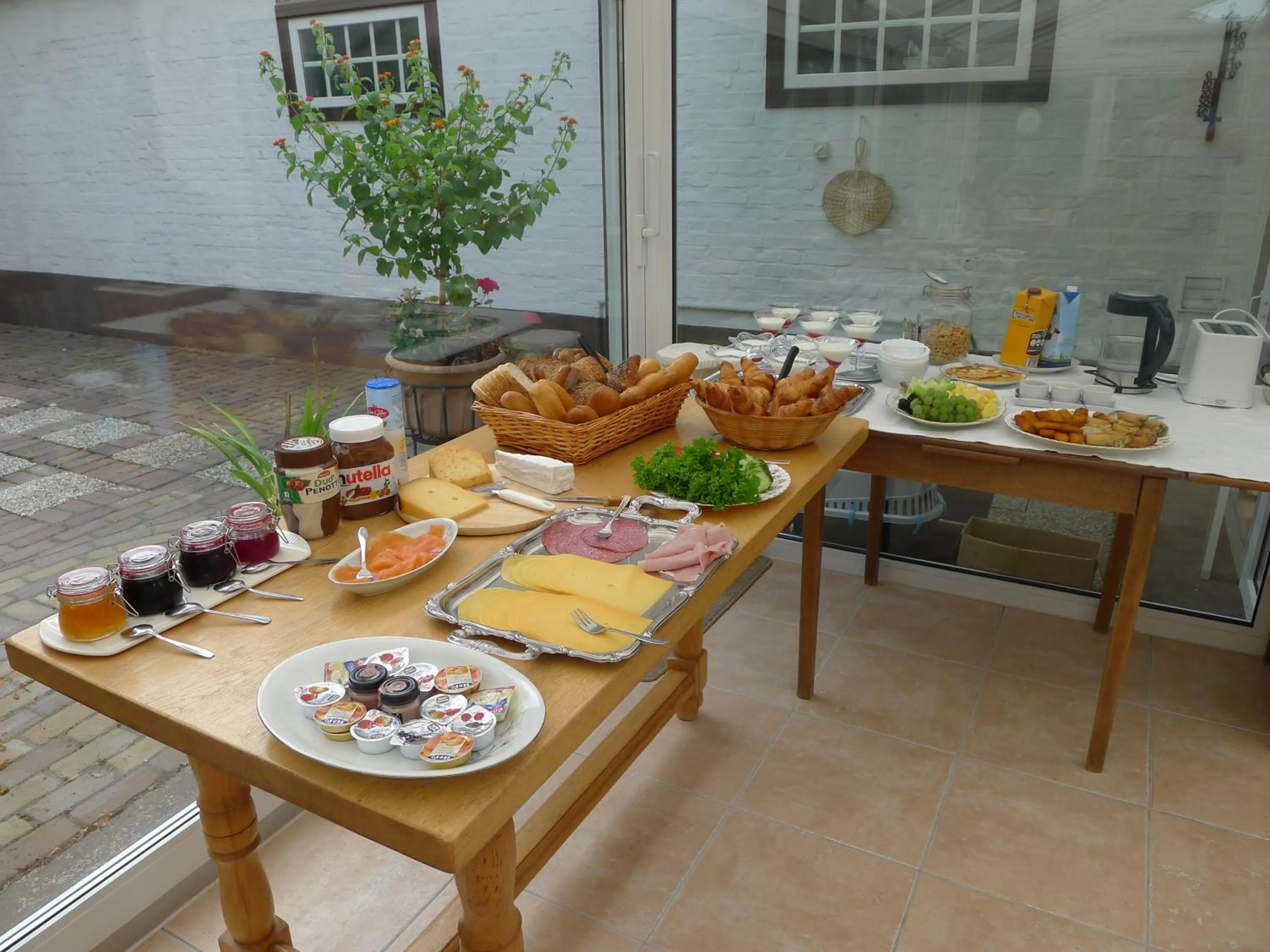 Restaurant/places to eat in B&B De Kleine Wijngaard