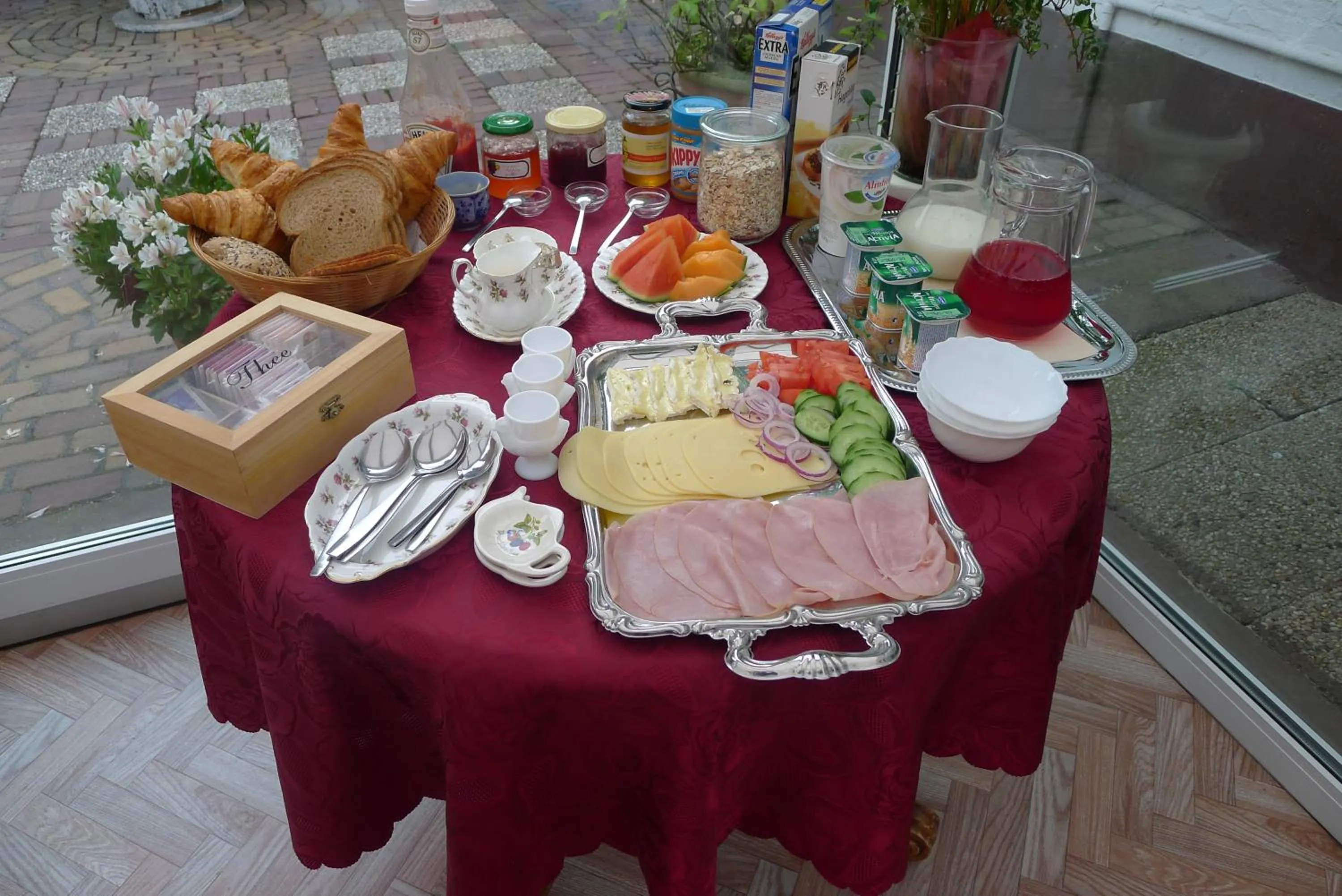 Food and drinks in B&B De Kleine Wijngaard