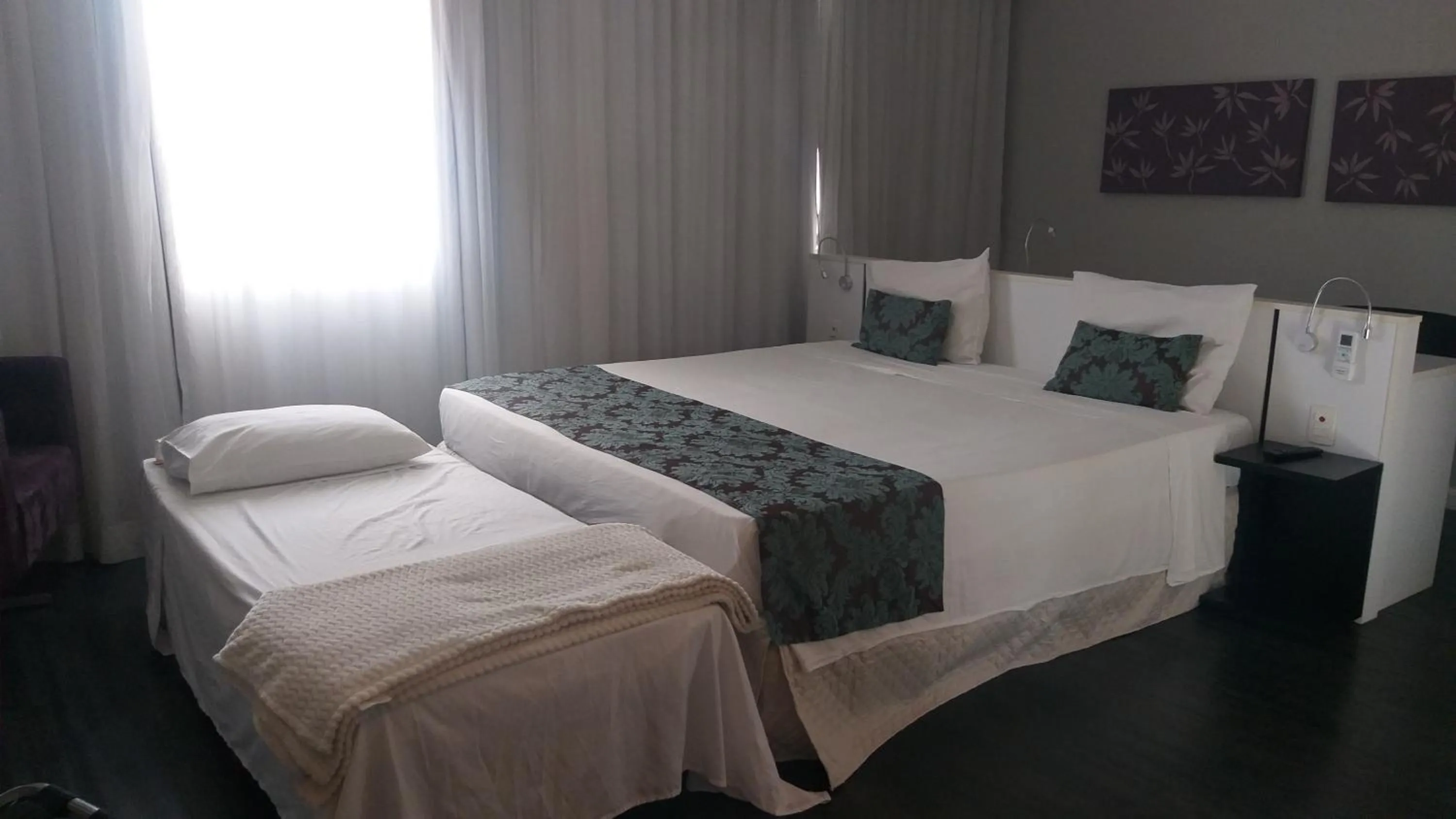 Bed in Moema Flat Luxo, Macuco