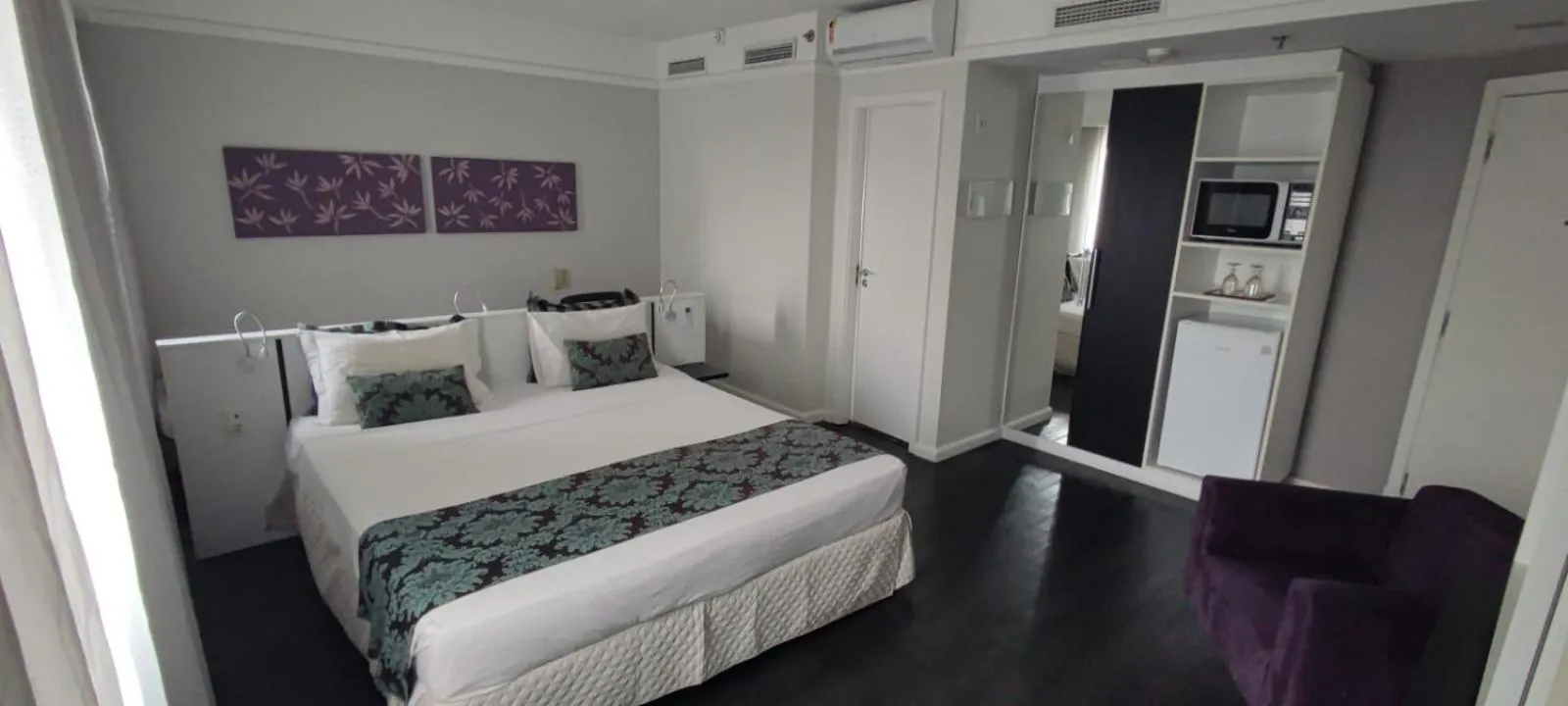 Bed in Moema Flat Luxo, Macuco