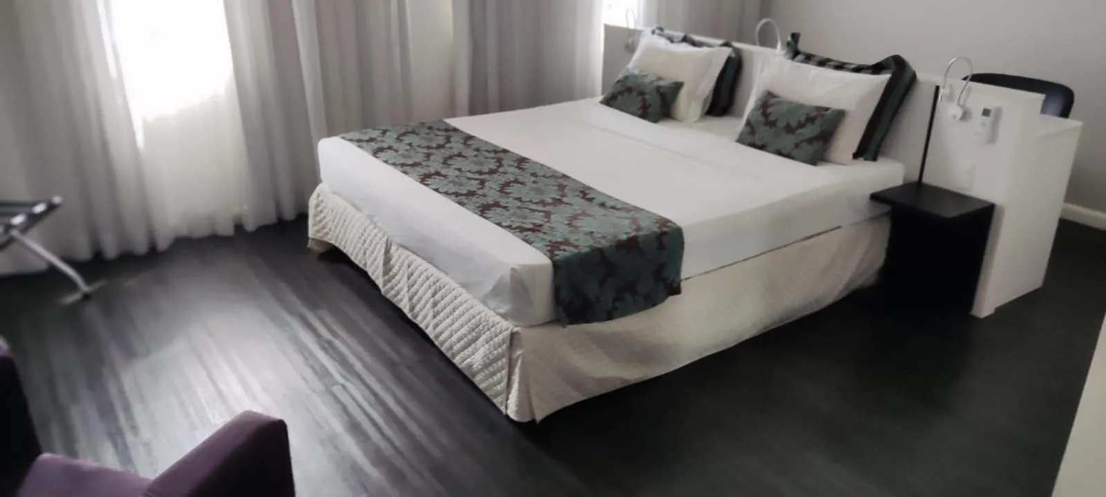 Bed in Moema Flat Luxo, Macuco