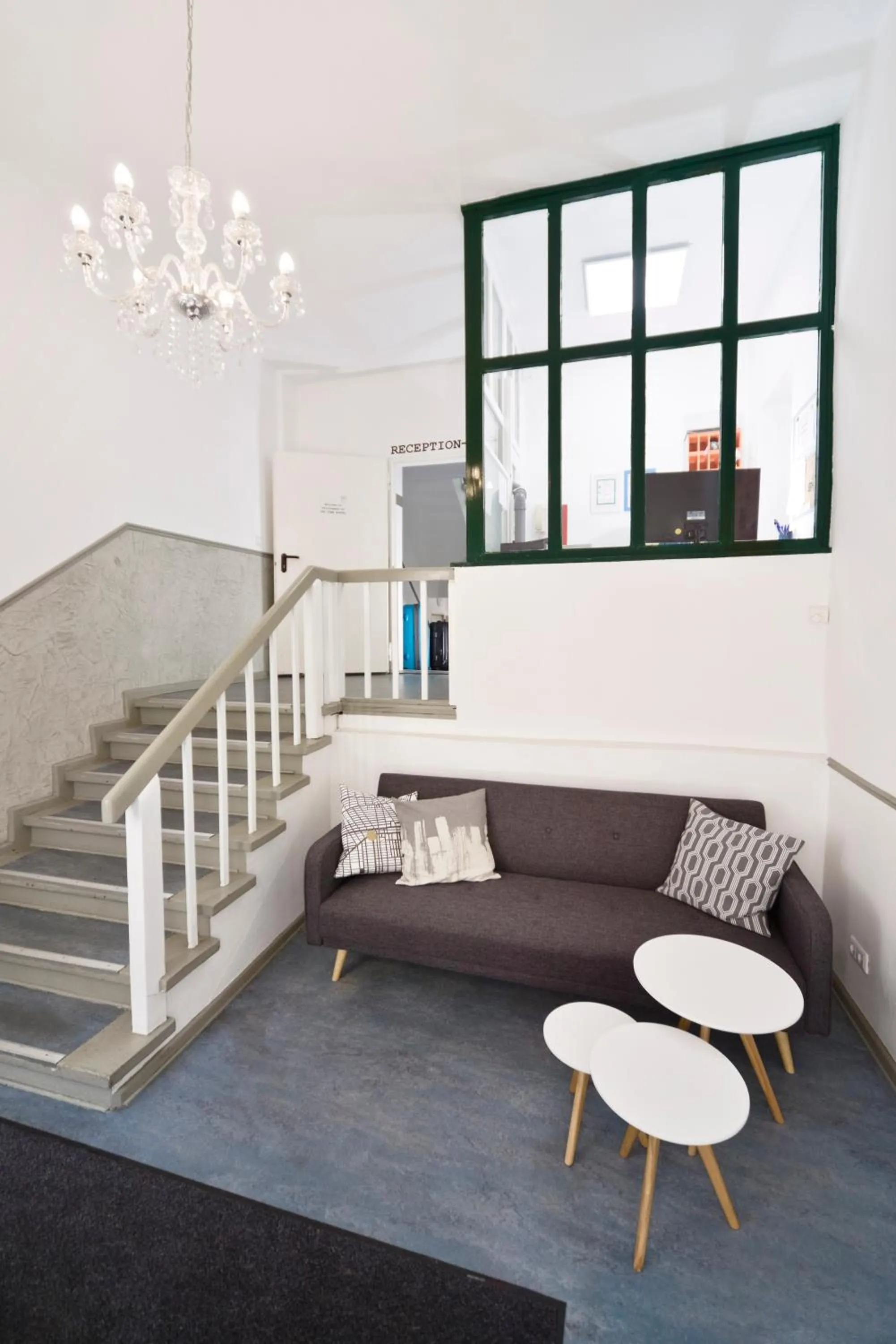 Lobby or reception in Old Town Hostel