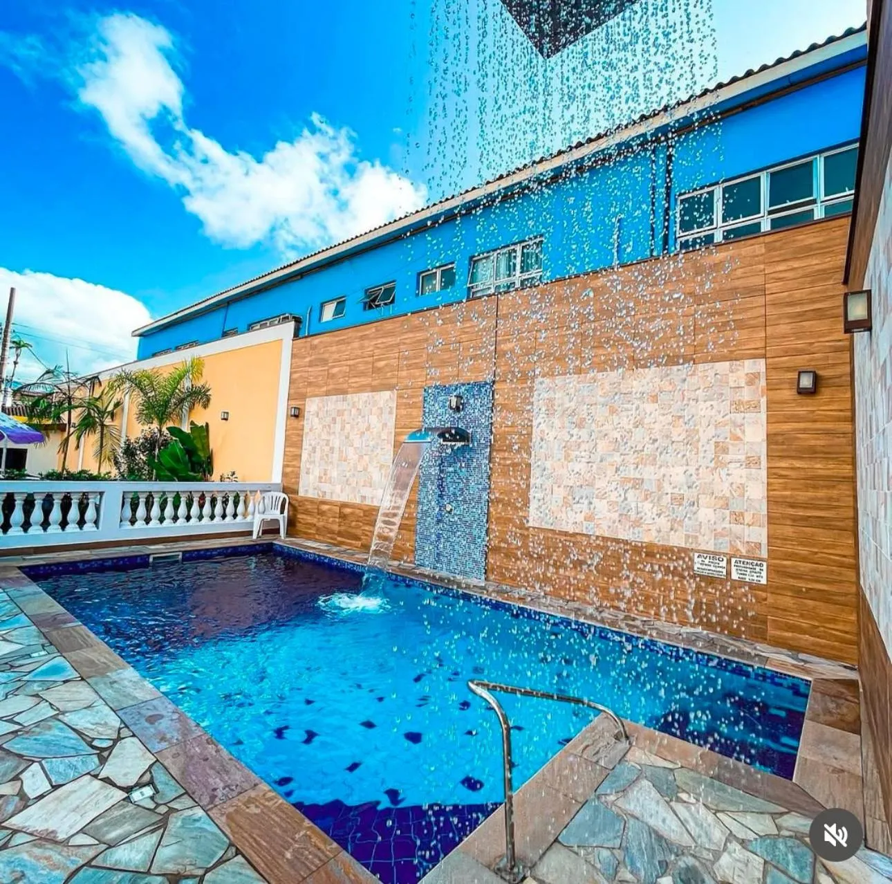 Pool view in Hotel Parque Atlântico