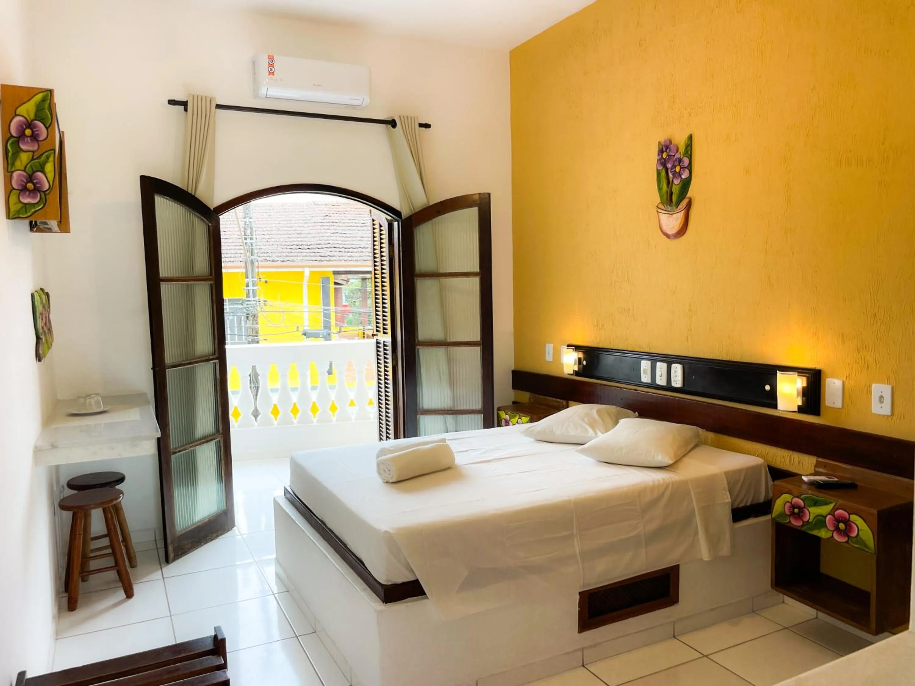 Bed in Hotel Parque Atlântico