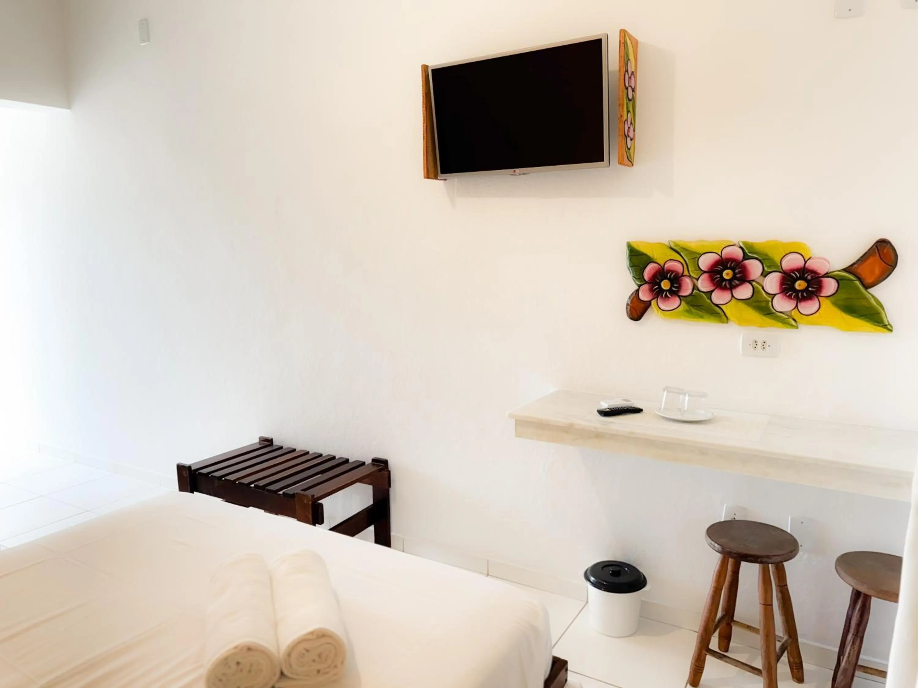 Bed in Hotel Parque Atlântico