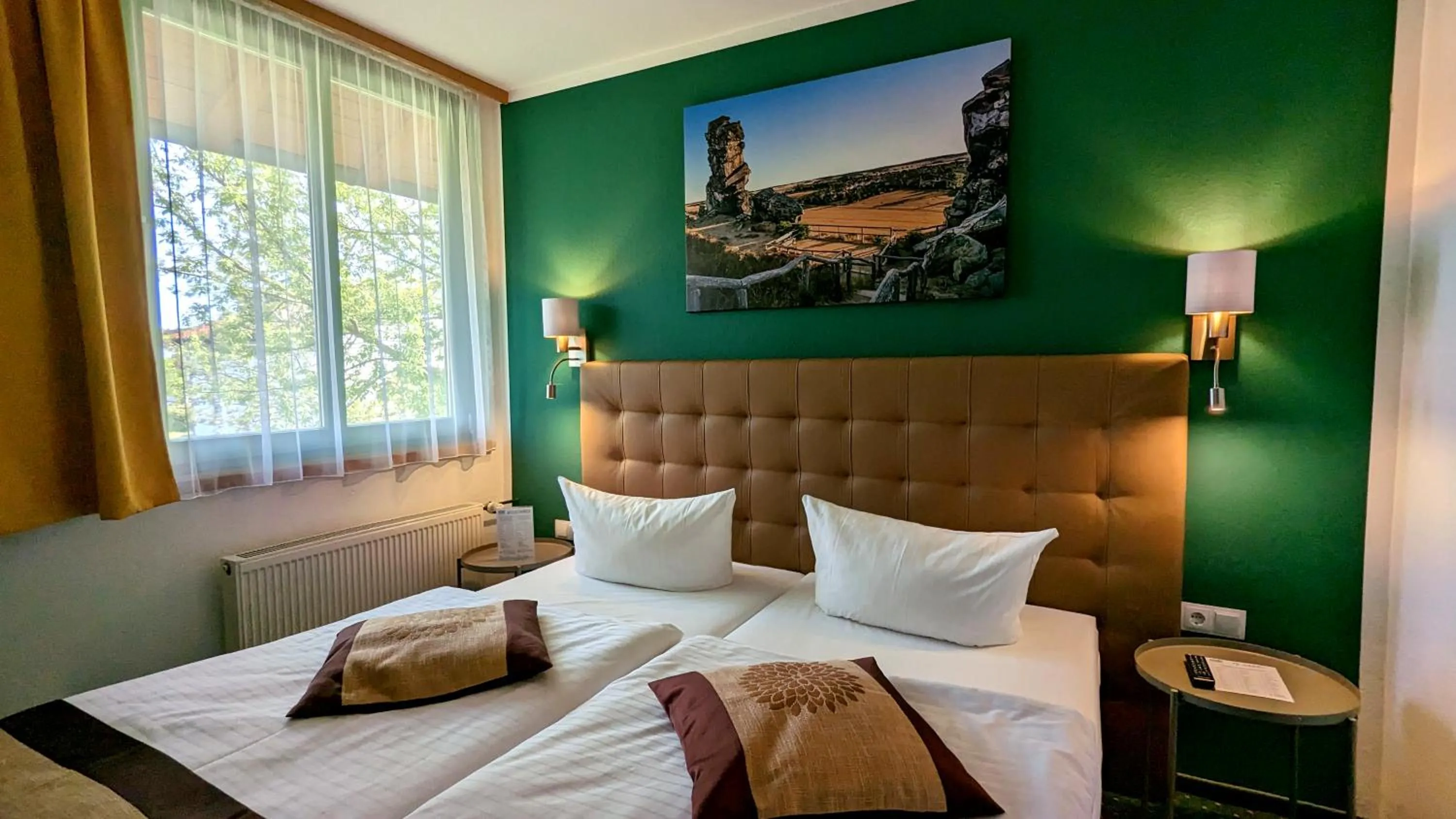 Staff, Bed in Acron-Hotel Quedlinburg