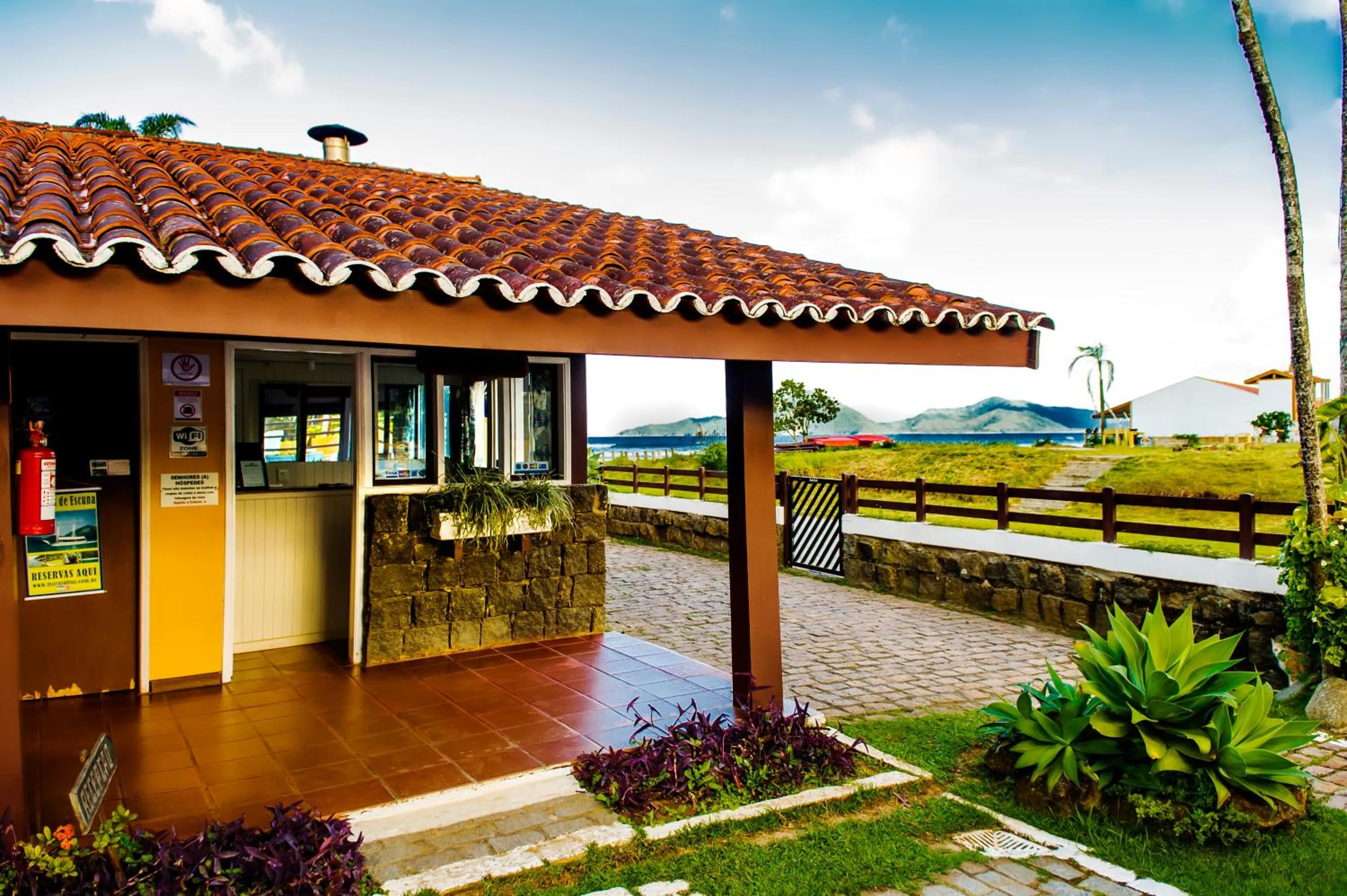 Lobby or reception in Hotel Pousada do Sol