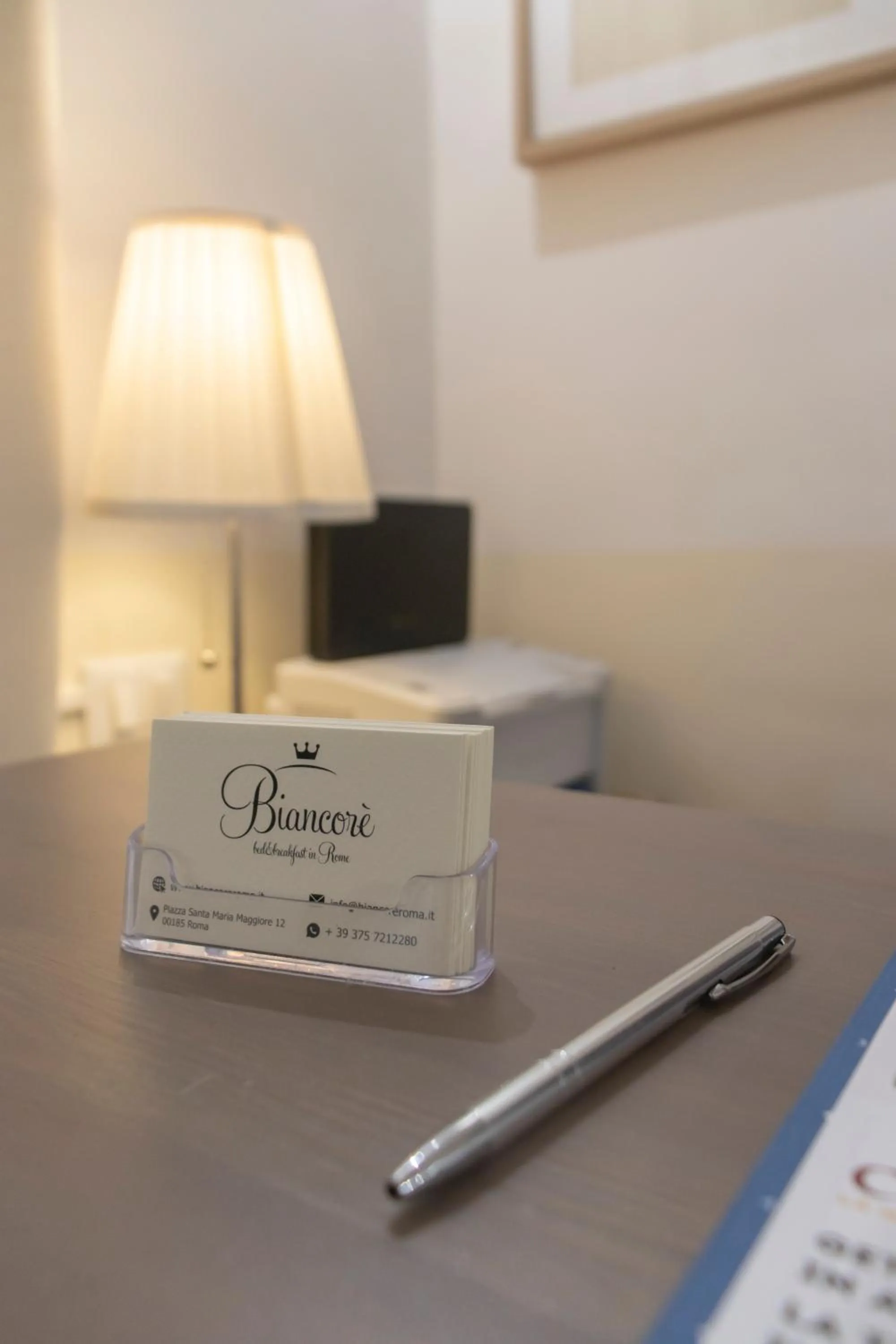 Lobby or reception in Biancorèroma B&B