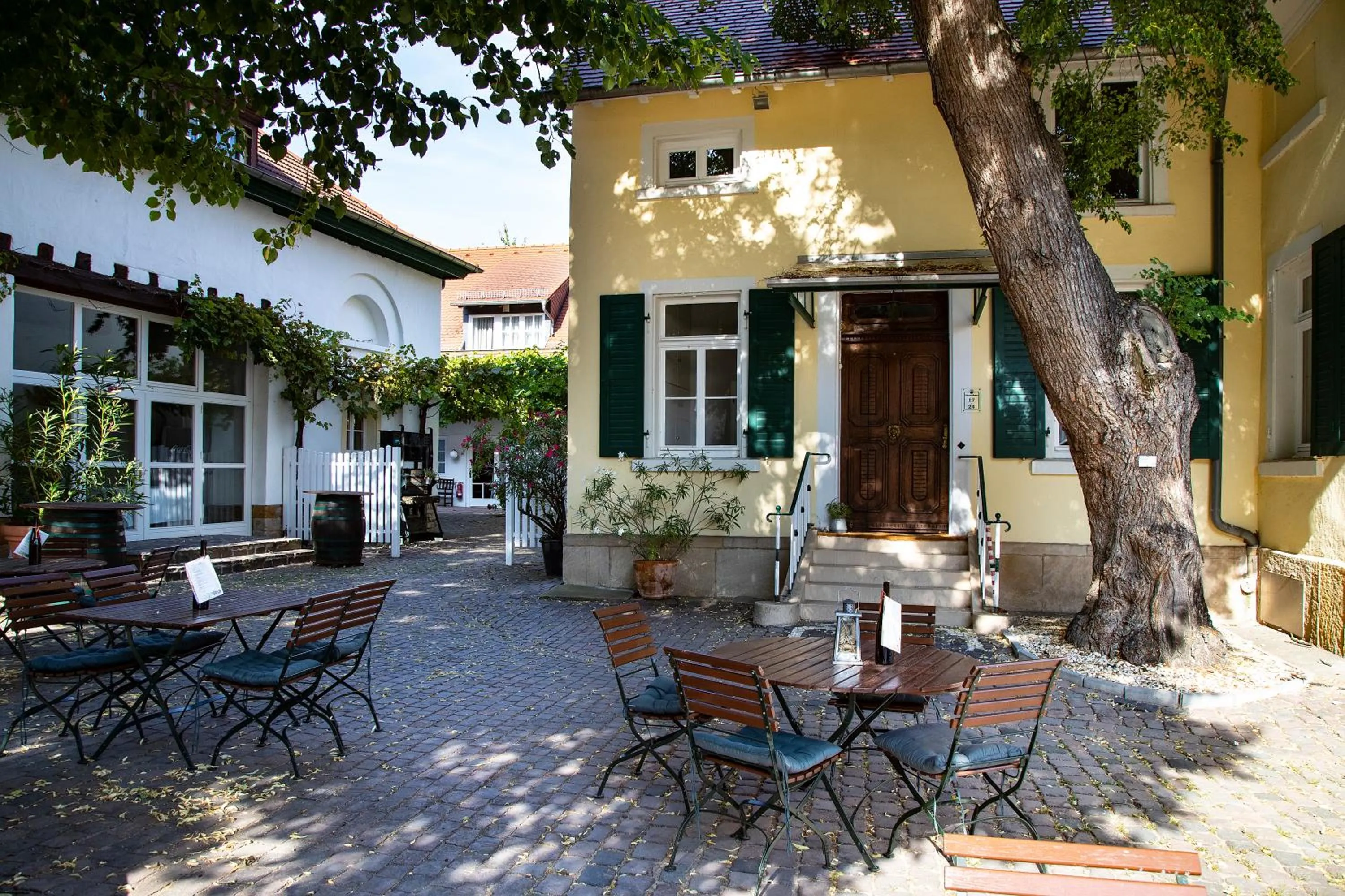 Patio in Hotel Annaberg