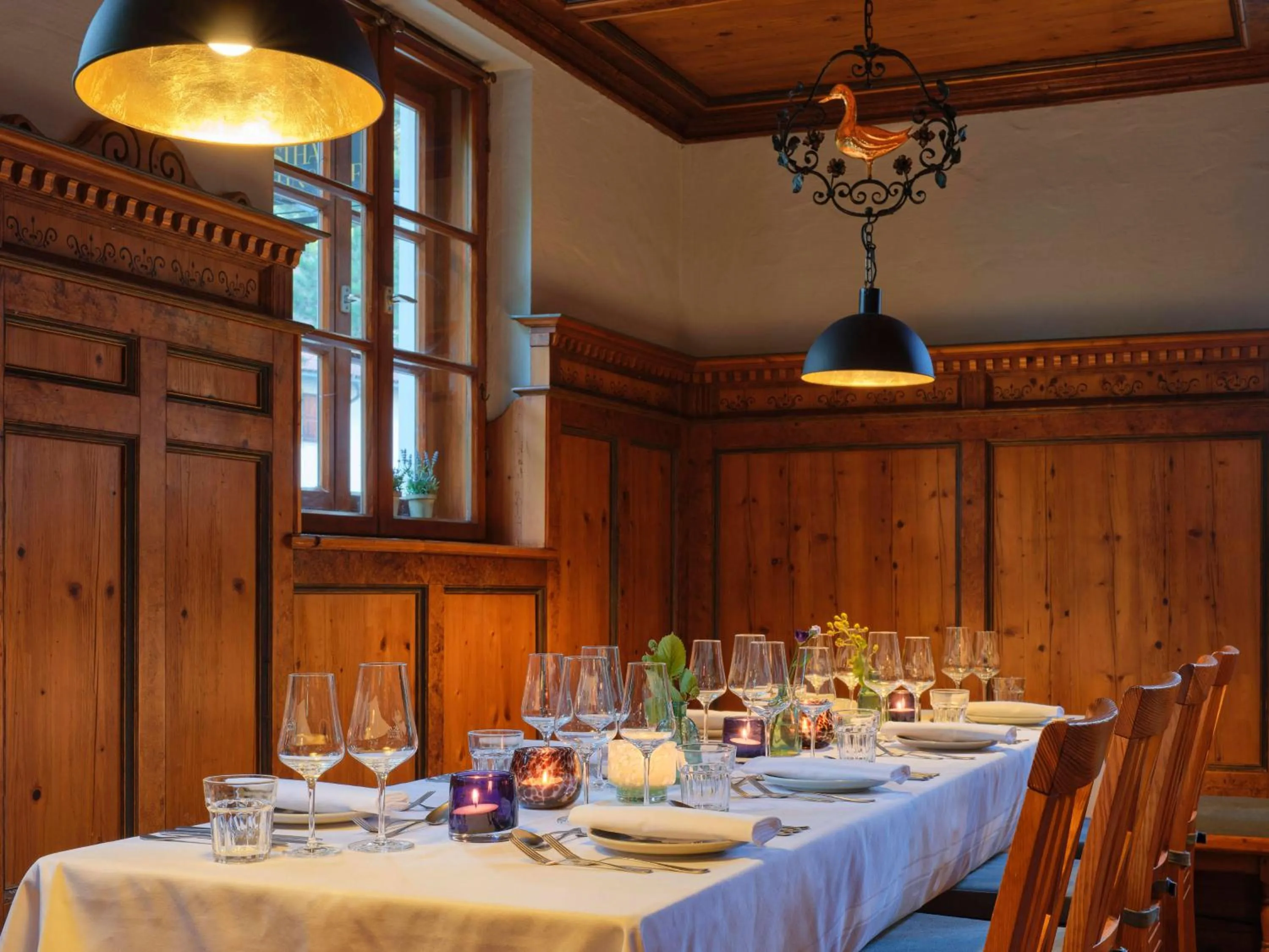 Restaurant/places to eat in Classik Hotel Martinshof, Messe München