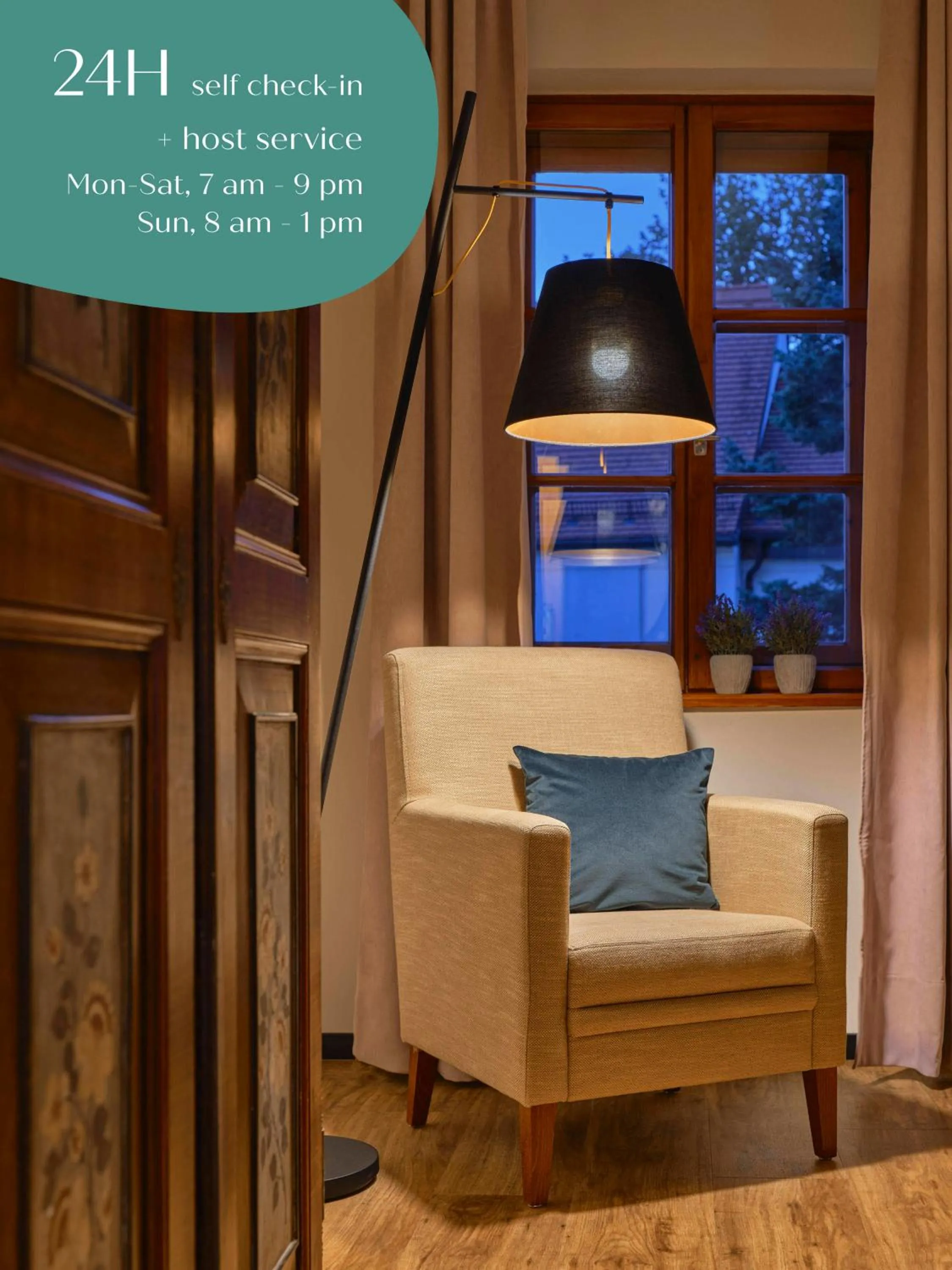 Living room in Classik Hotel Martinshof, Messe München