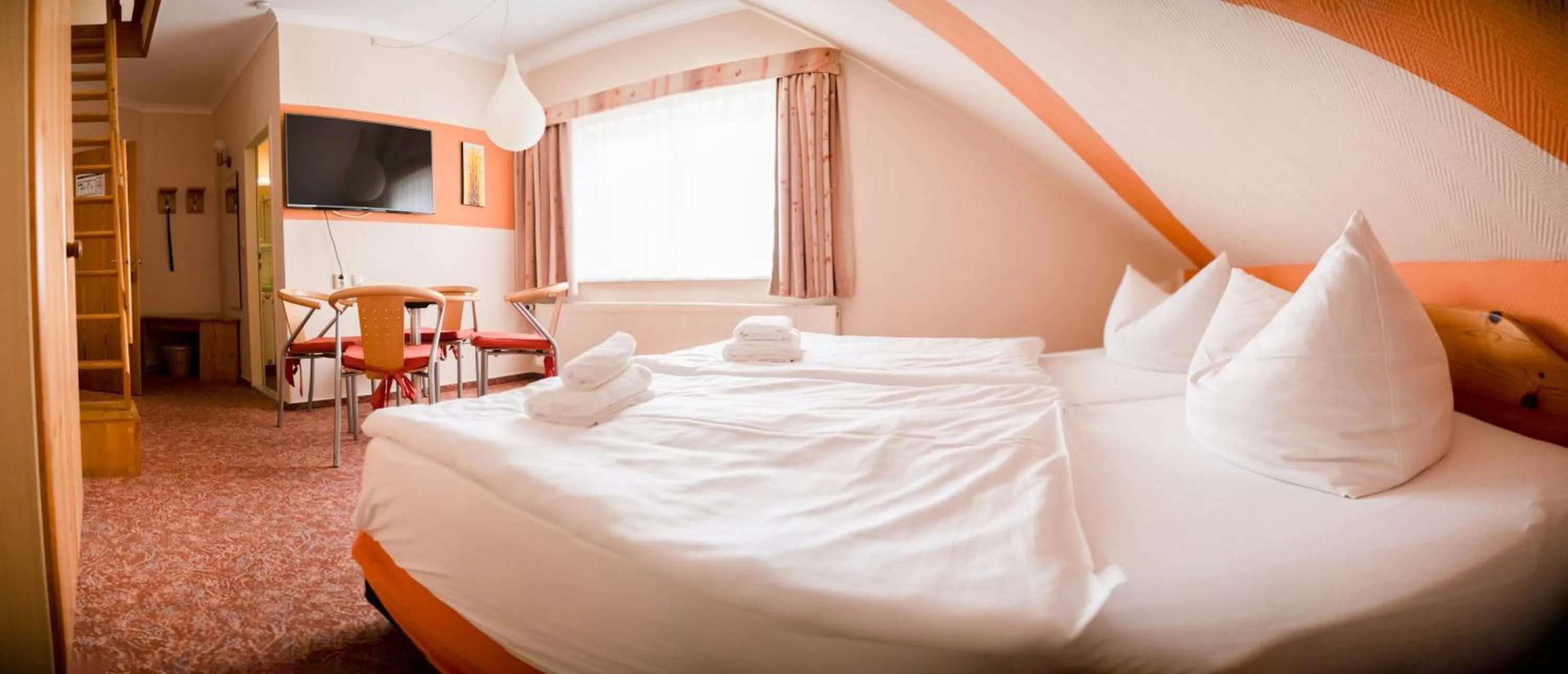 Bed in Hotel am Uckersee