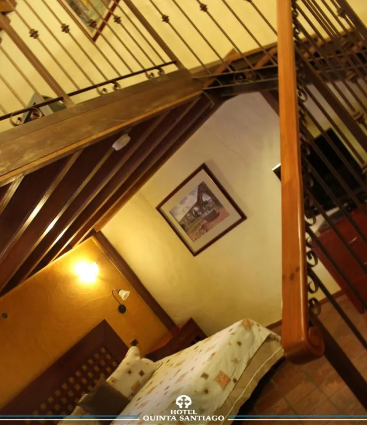 Bed in Hotel Quinta Santiago