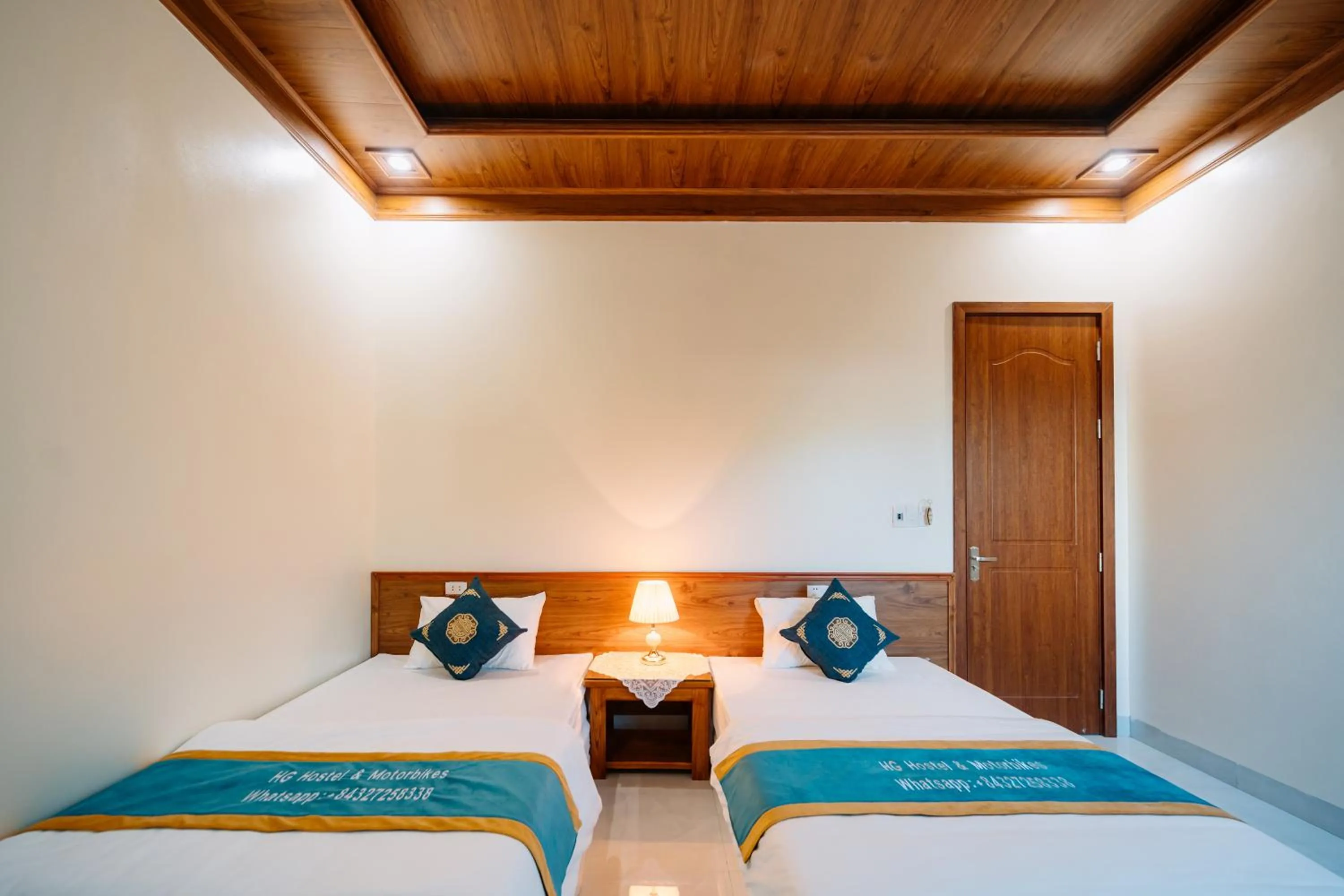 Bed in HG Hostel provide Tours & Motorbikes