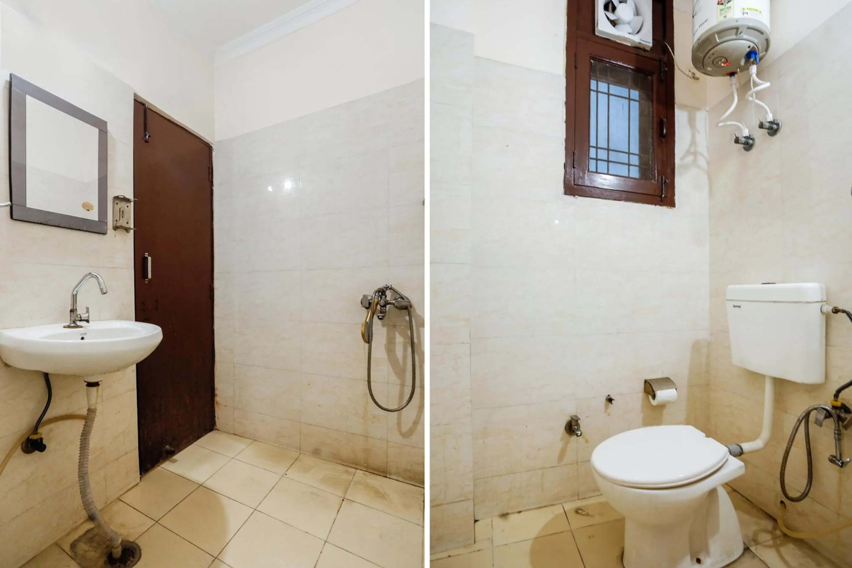 Bathroom in Hotel O Av Residency Near Botanic Garden Of Indian Republic