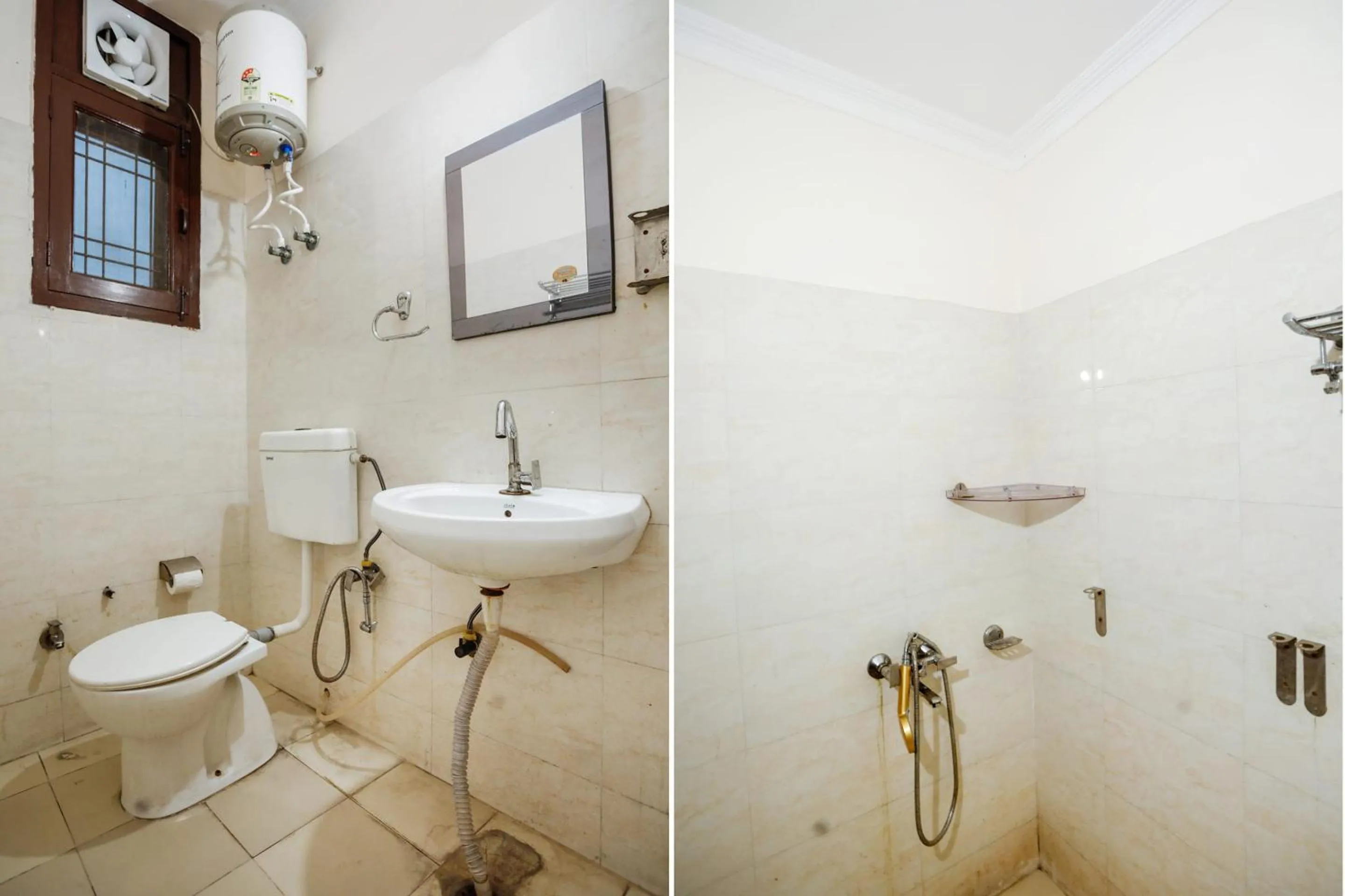 Bathroom in Hotel O Av Residency Near Botanic Garden Of Indian Republic