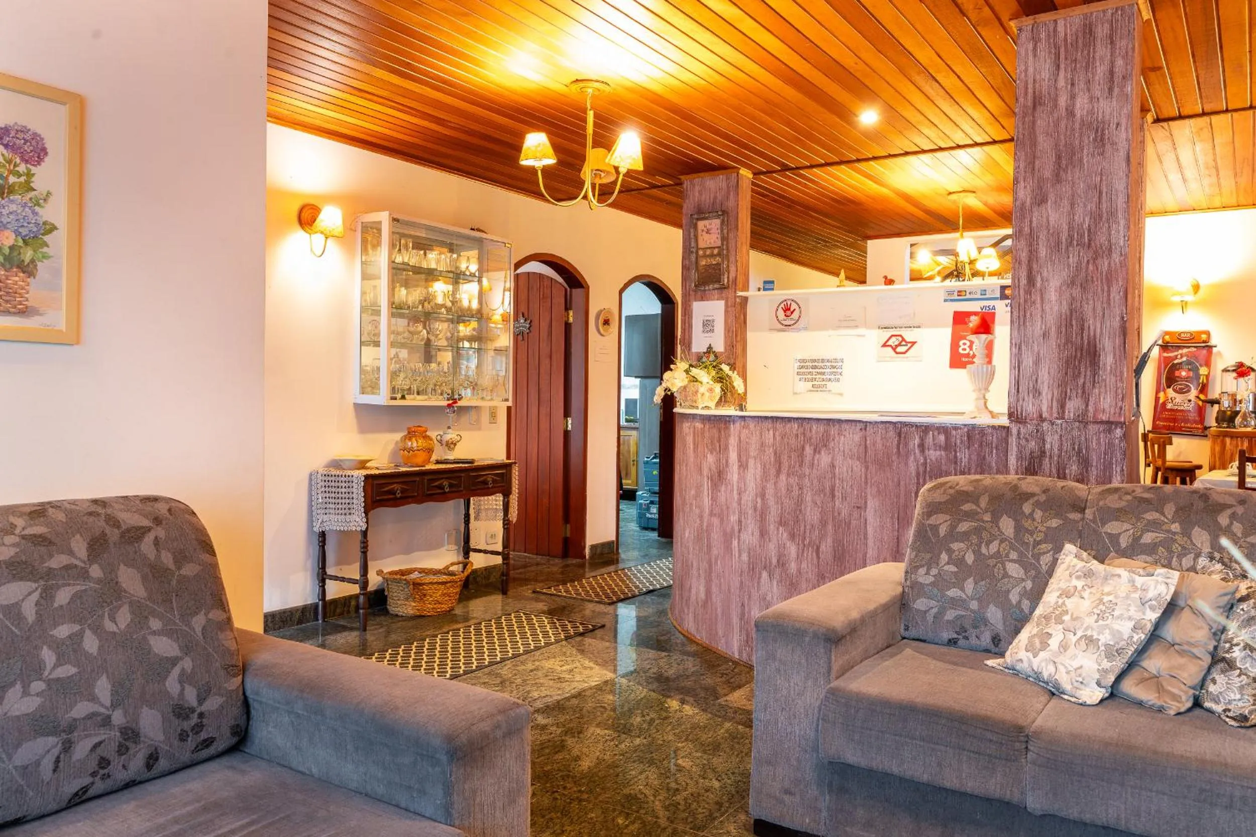 Lobby or reception in Pousada Recanto Sião