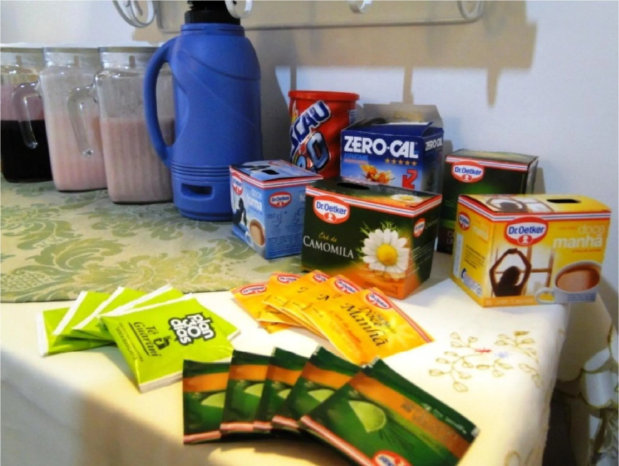 Buffet breakfast in Pousada Recanto Sião