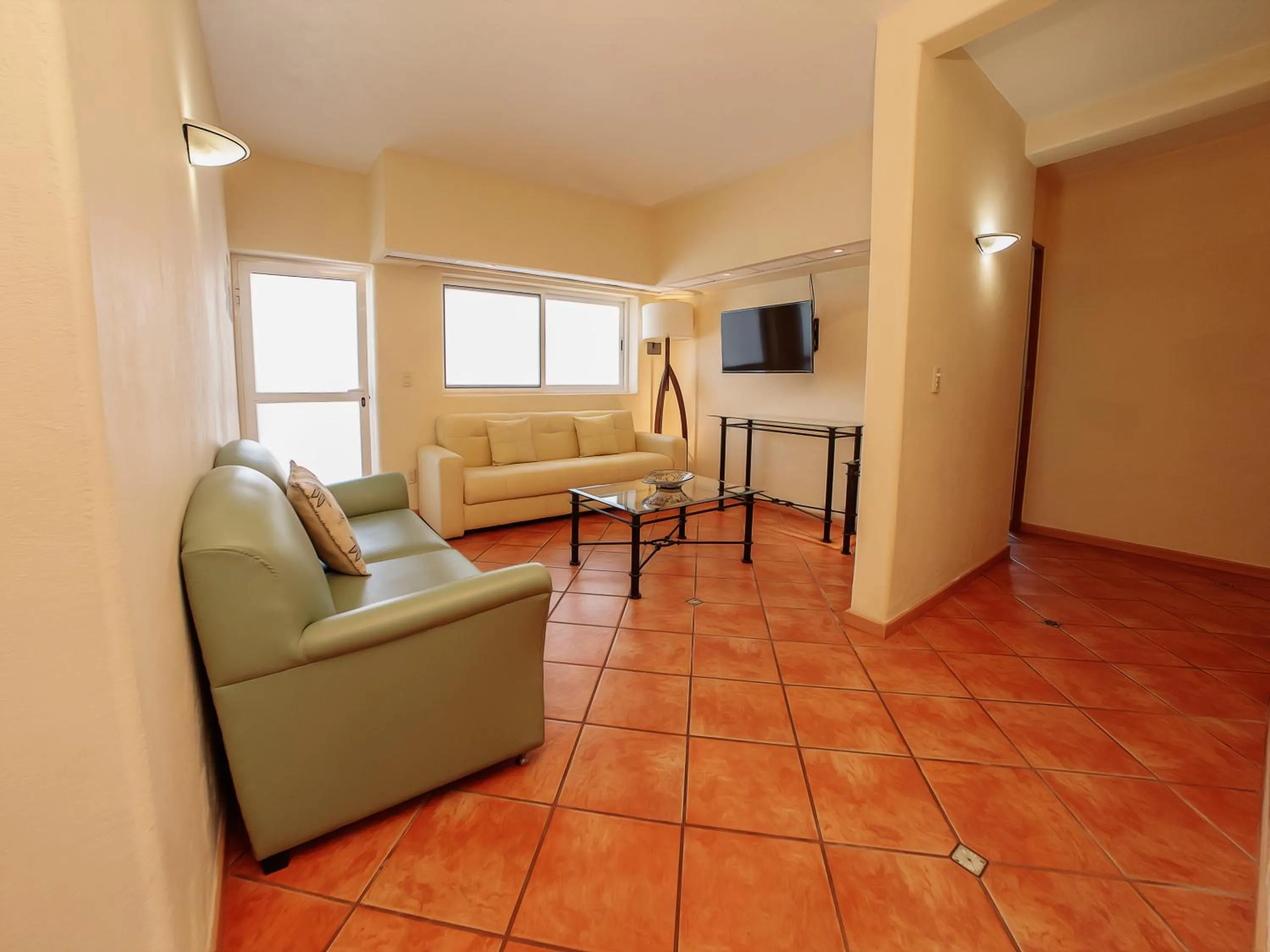 Living room in Alcazar Suites
