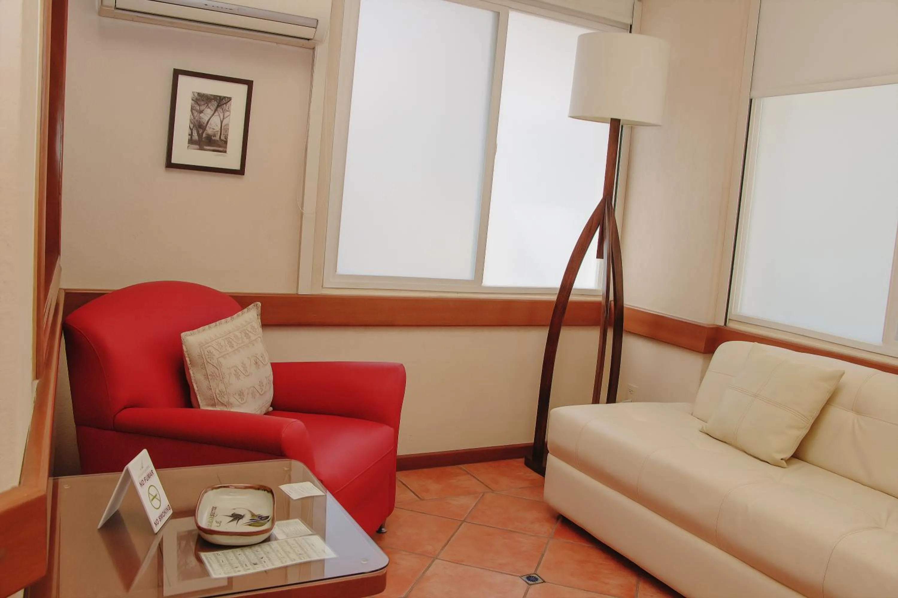 Living room in Alcazar Suites