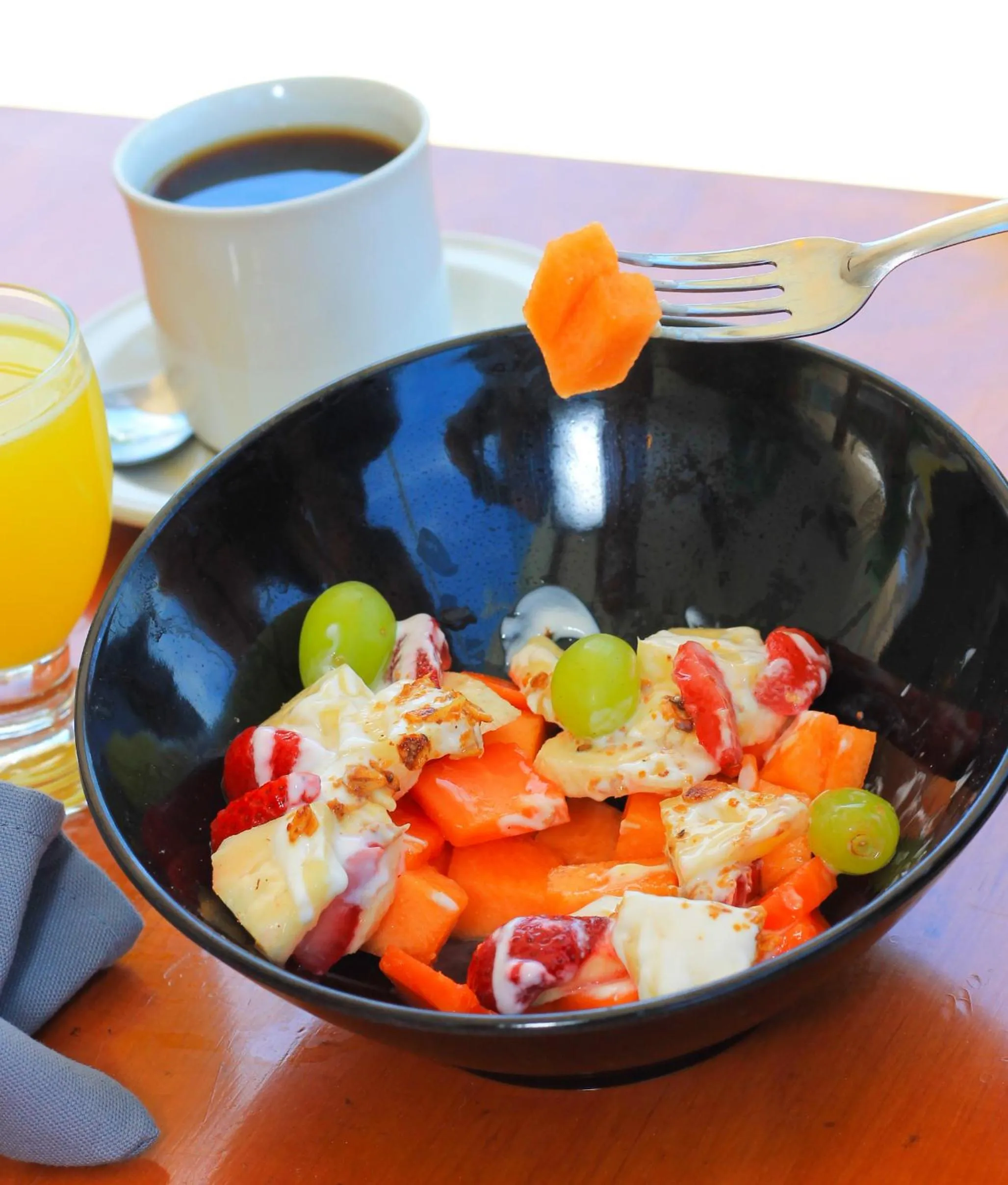 Food and drinks in Yuum Ha Boutique Hotel