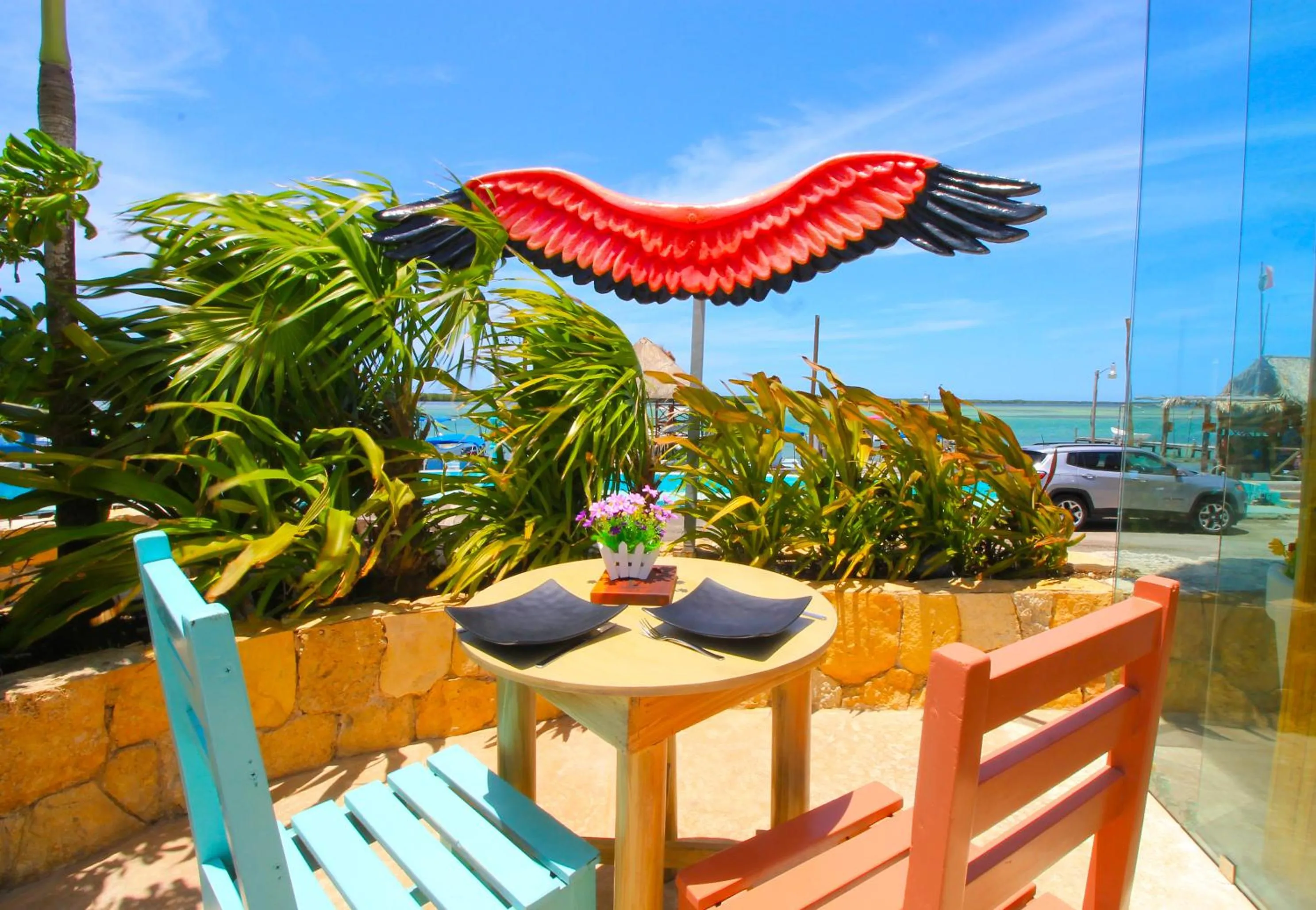 Patio in Yuum Ha Boutique Hotel