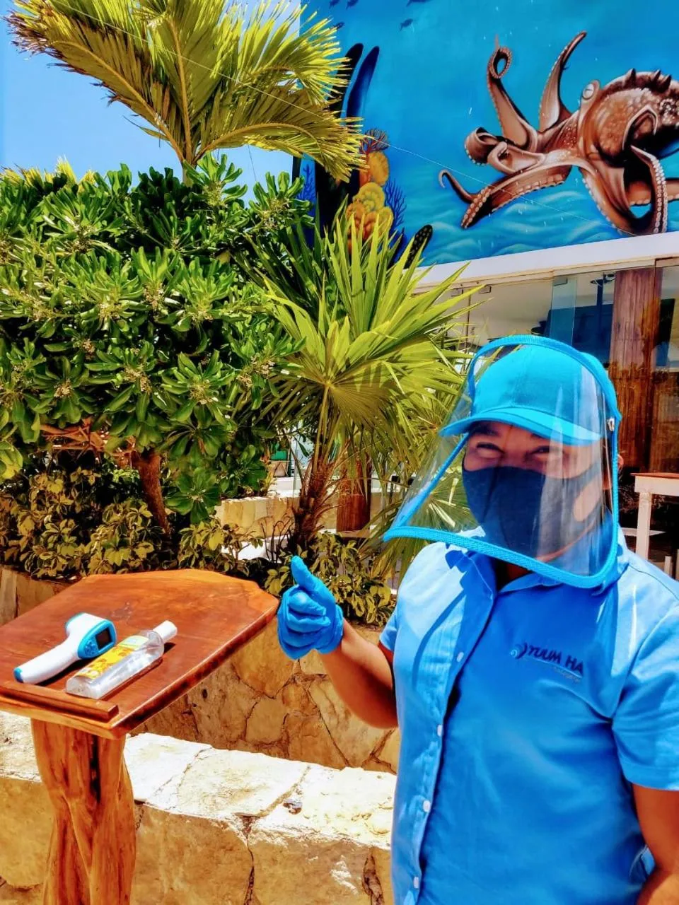 Staff in Yuum Ha Boutique Hotel