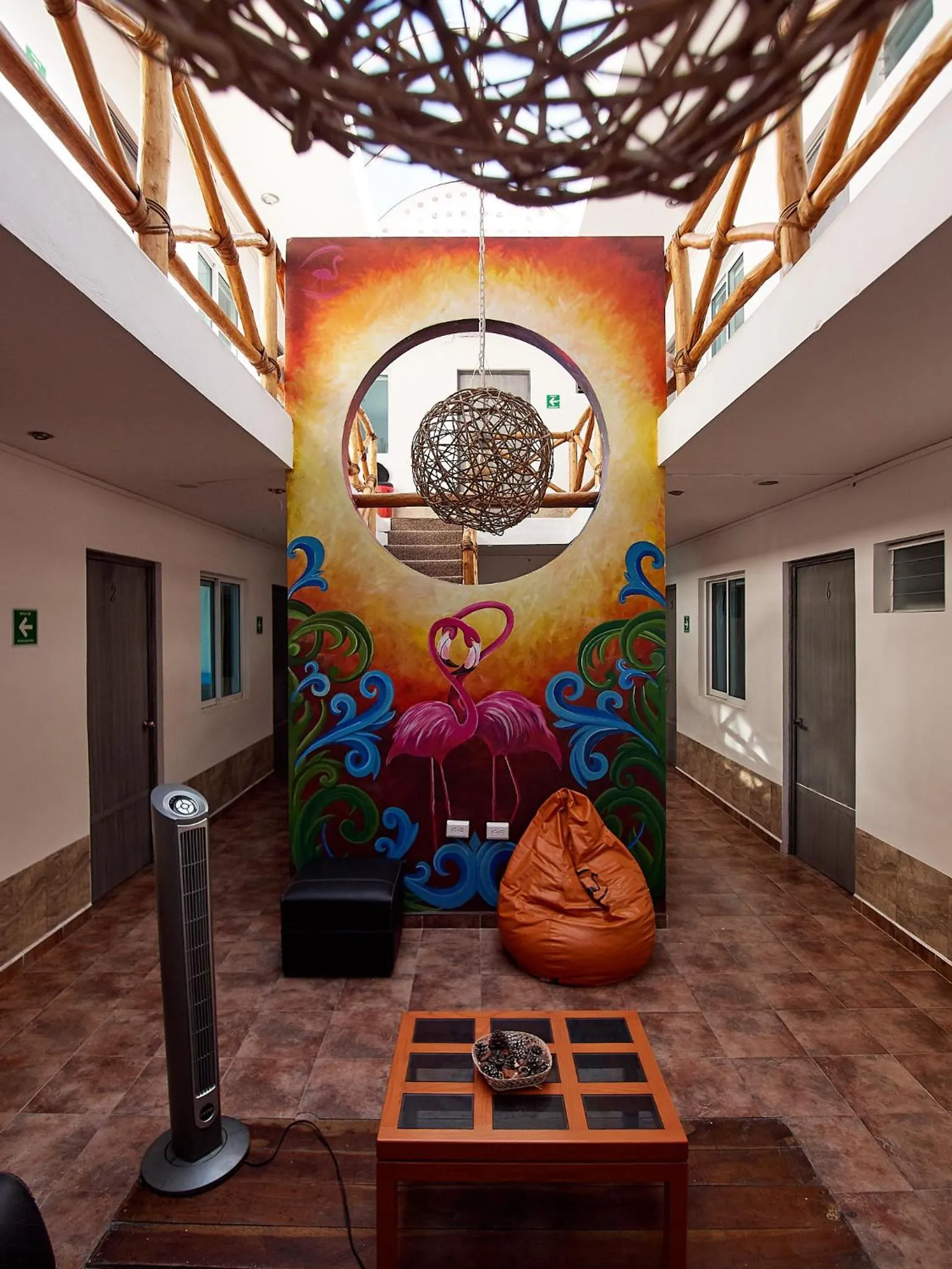 Communal lounge/ TV room in Hotel Tabasco Rio