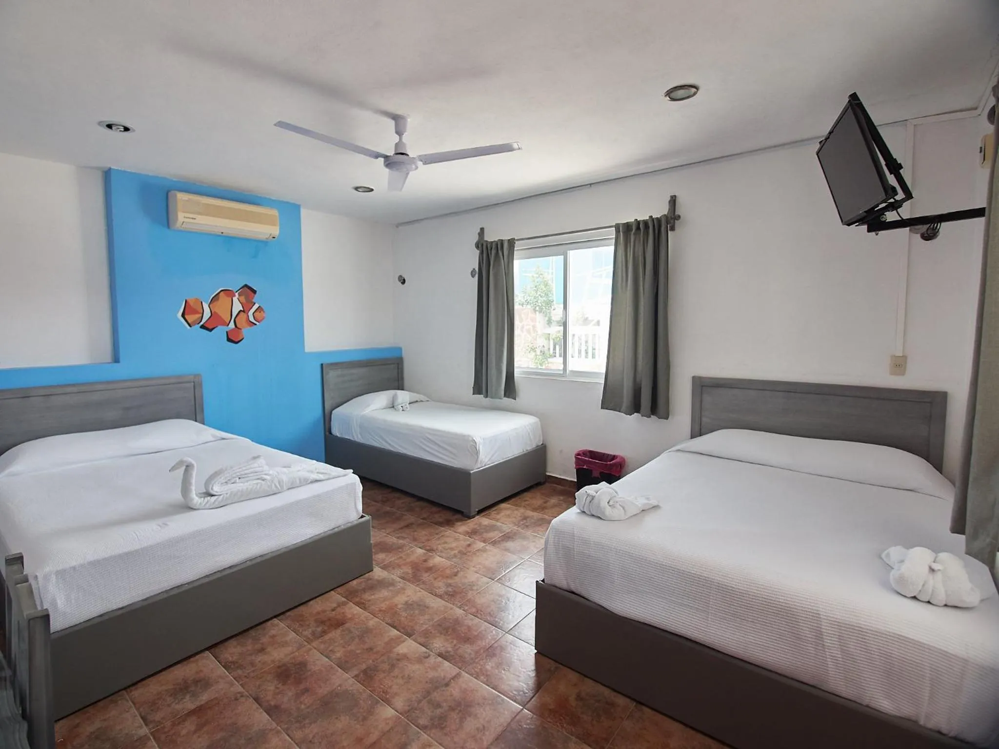 Decorative detail, Bed in Hotel Tabasco Rio