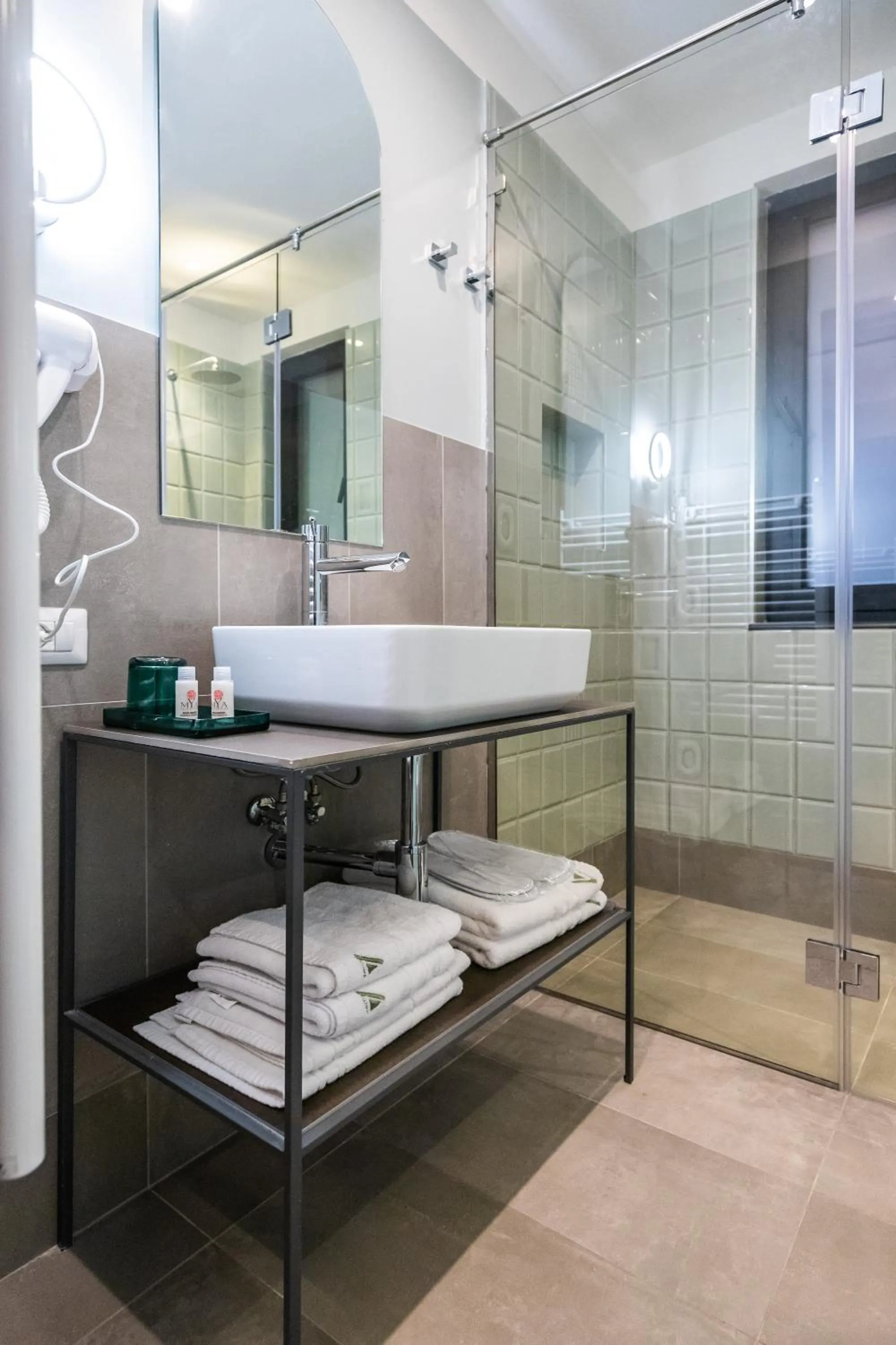 Shower in Allure Boutique Hotel