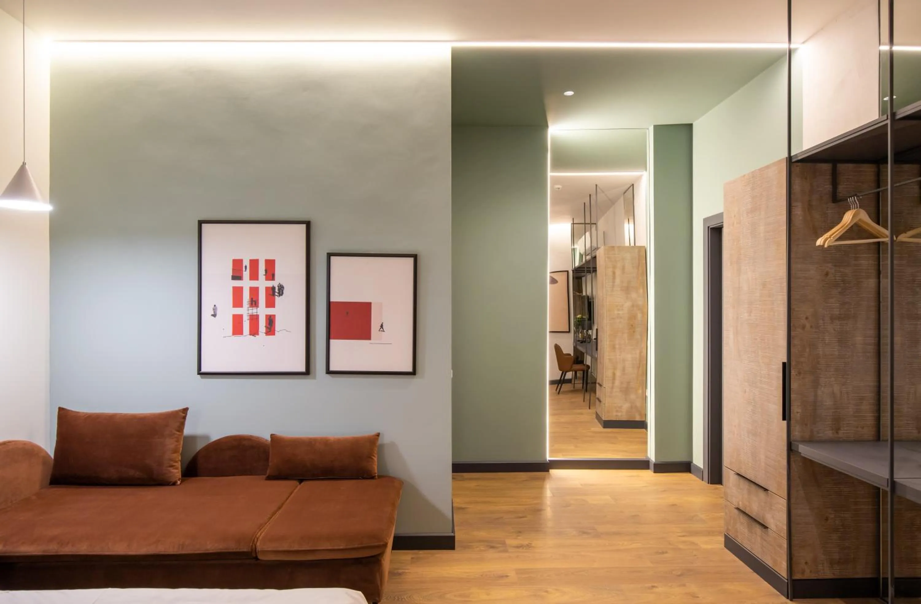 Seating area in Allure Boutique Hotel