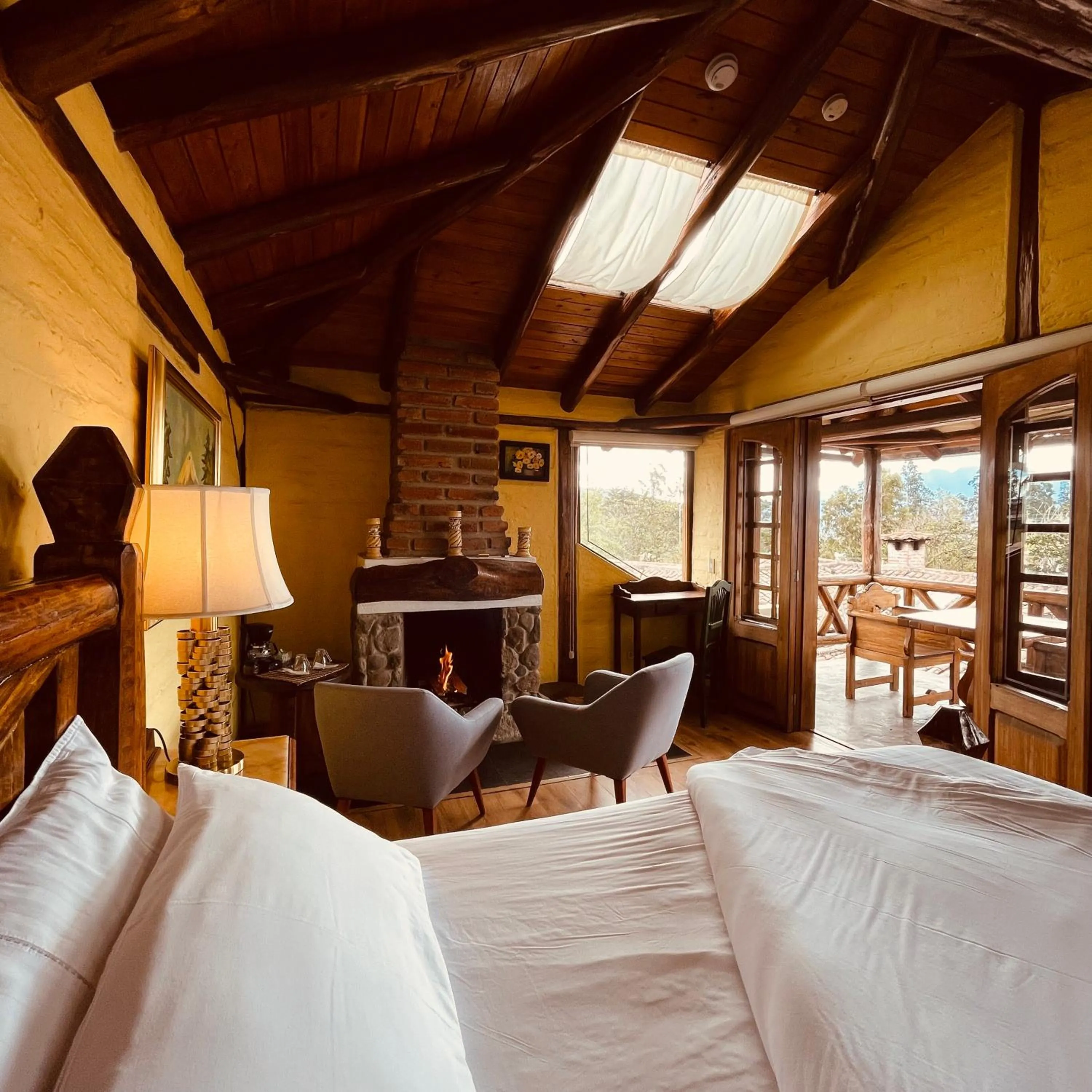 Bed in Hacienda Jimenita Wildlife Reserve