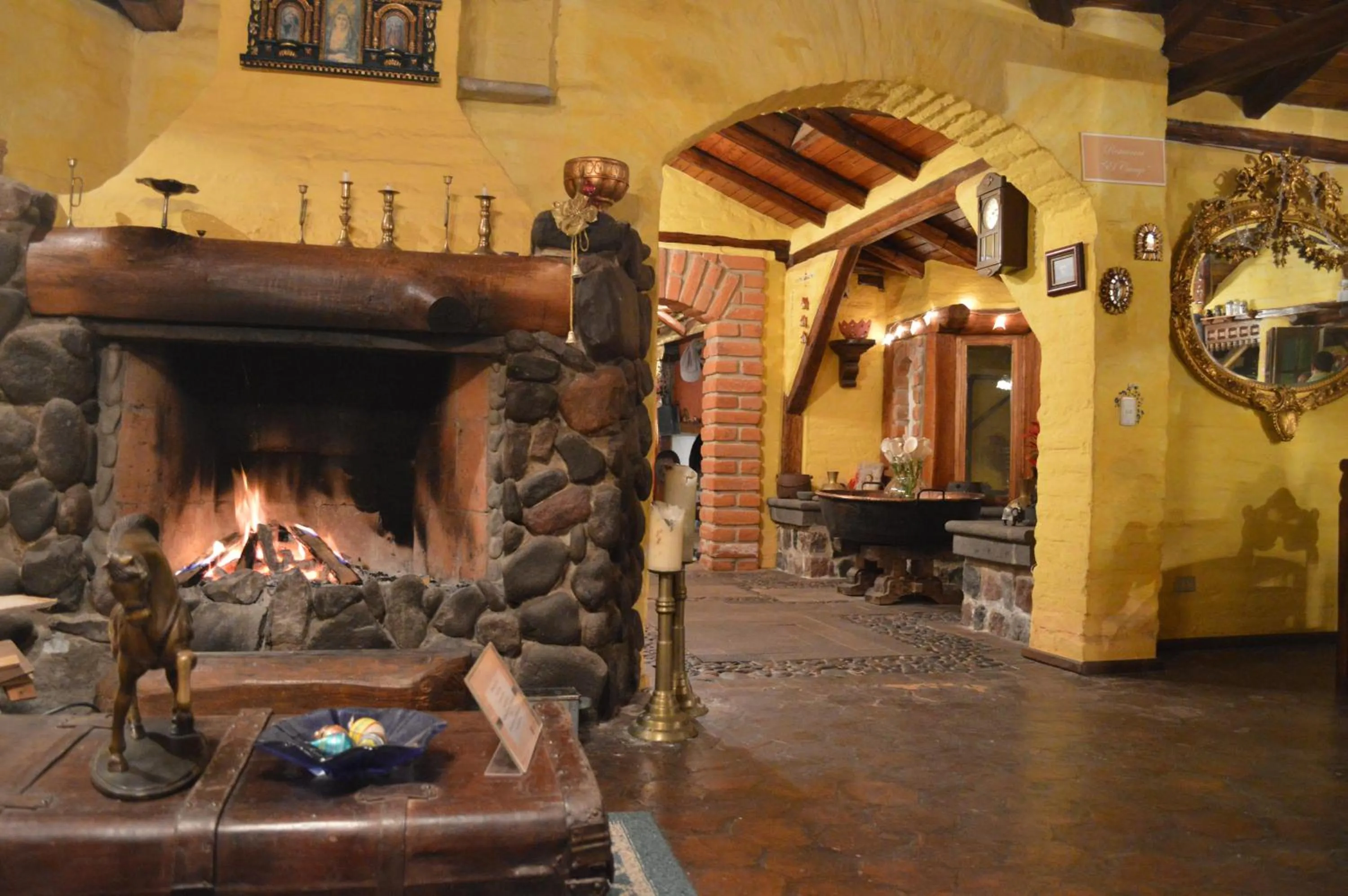 Seating area in Hacienda Jimenita Wildlife Reserve