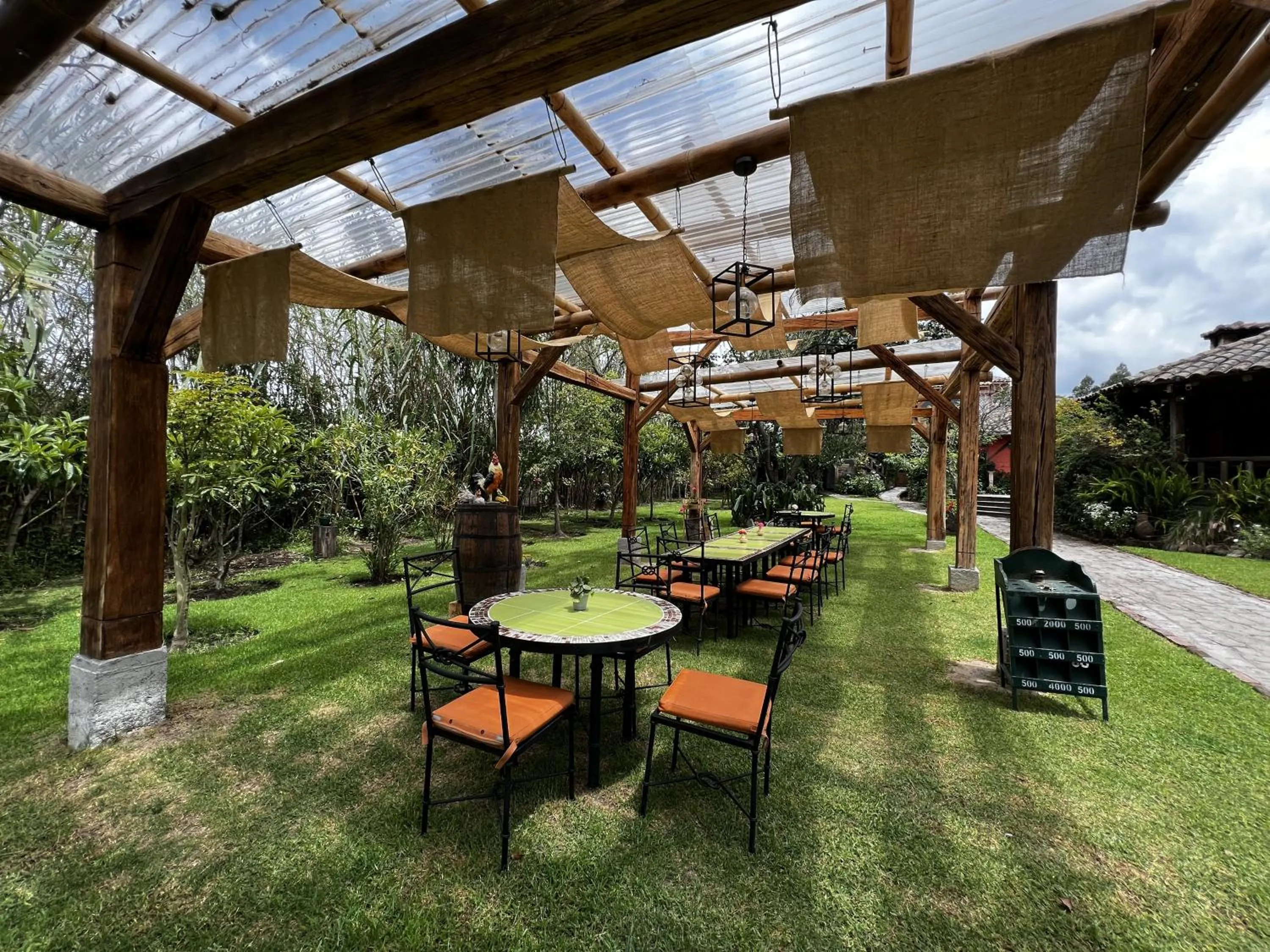 Patio in Hacienda Jimenita Wildlife Reserve