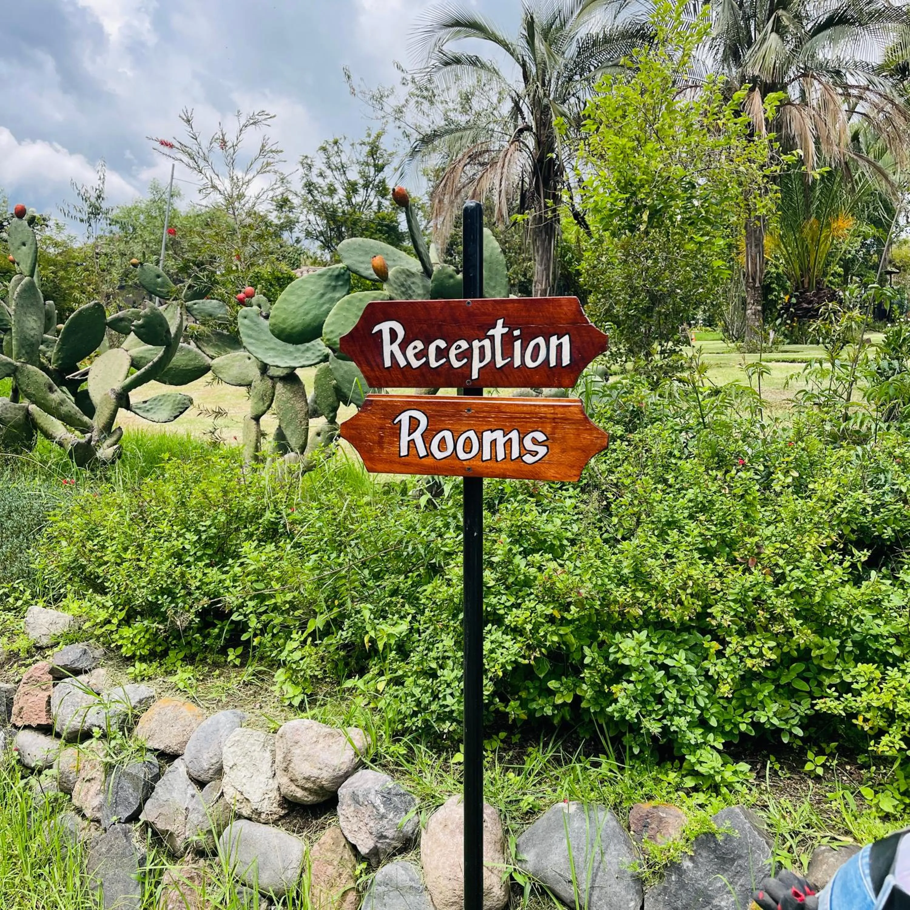 Garden in Hacienda Jimenita Wildlife Reserve