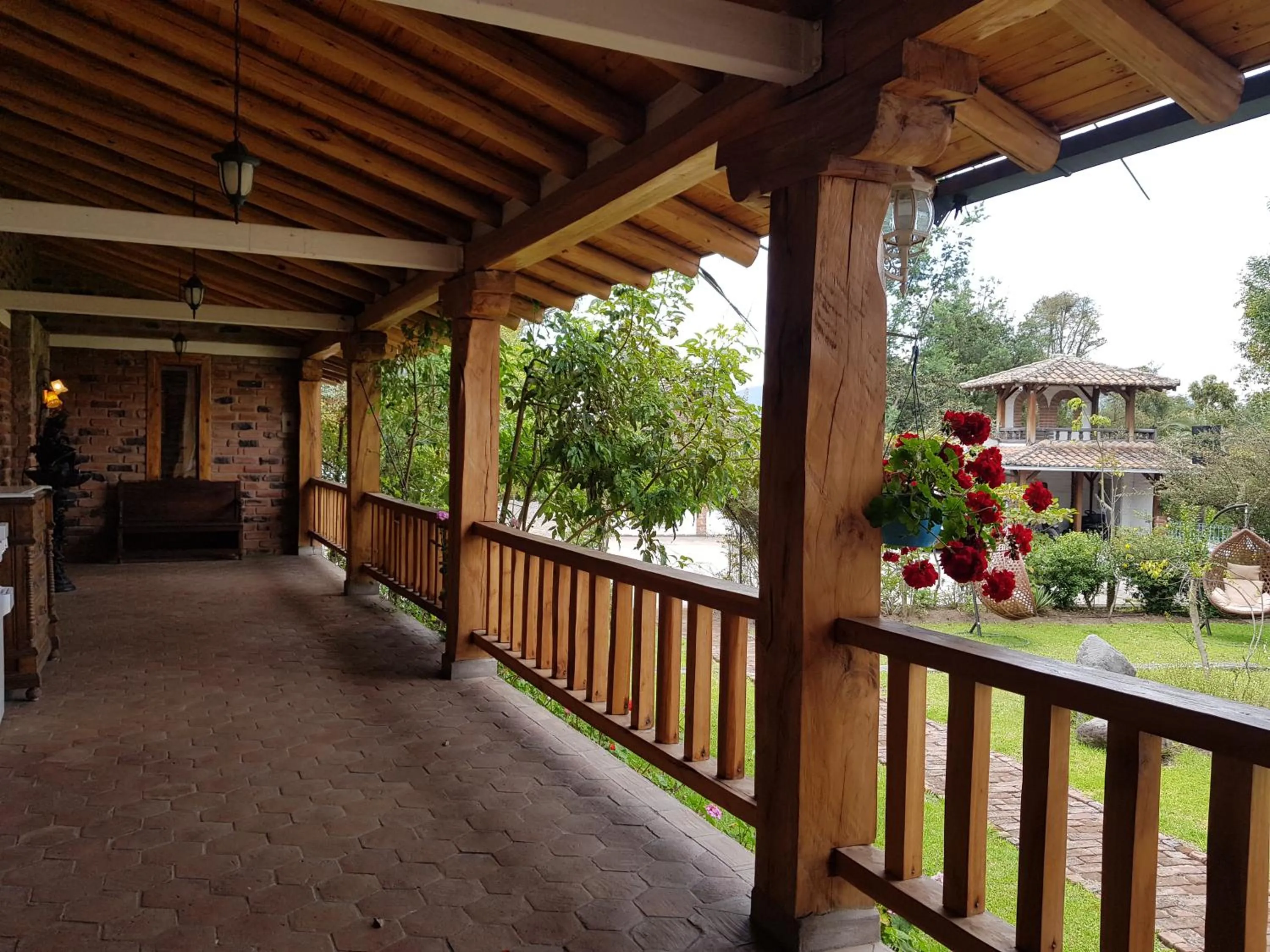 Patio in Hacienda Jimenita Wildlife Reserve