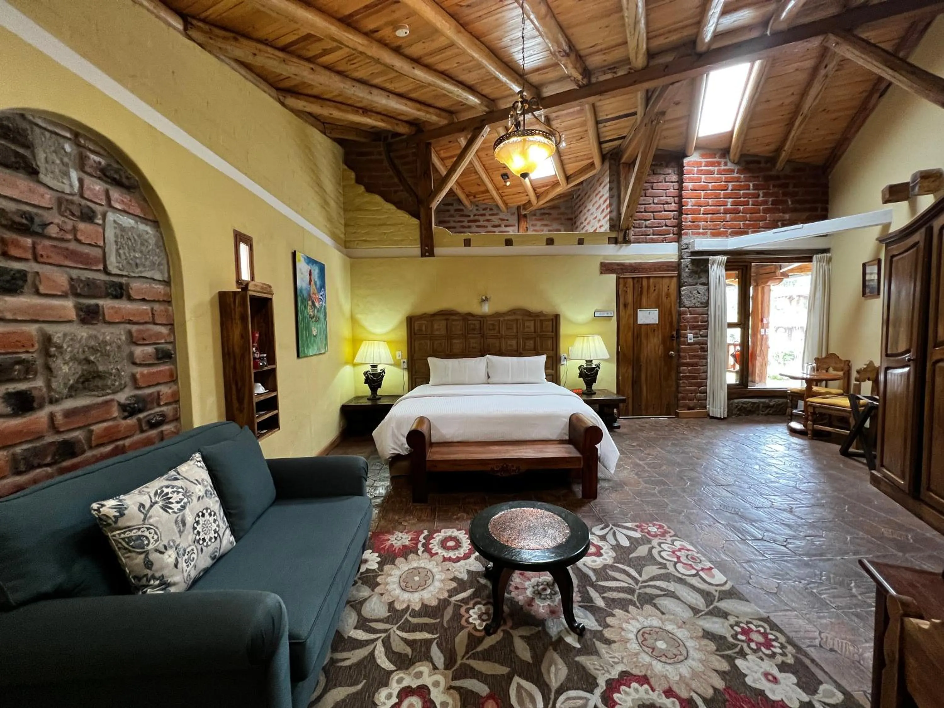 Bed in Hacienda Jimenita Wildlife Reserve