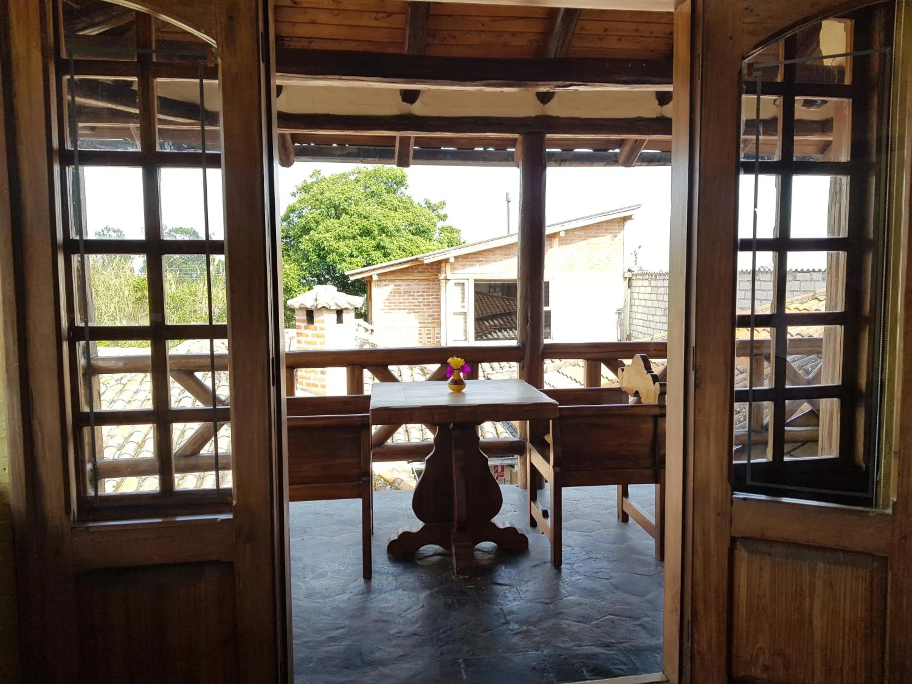 Patio in Hacienda Jimenita Wildlife Reserve