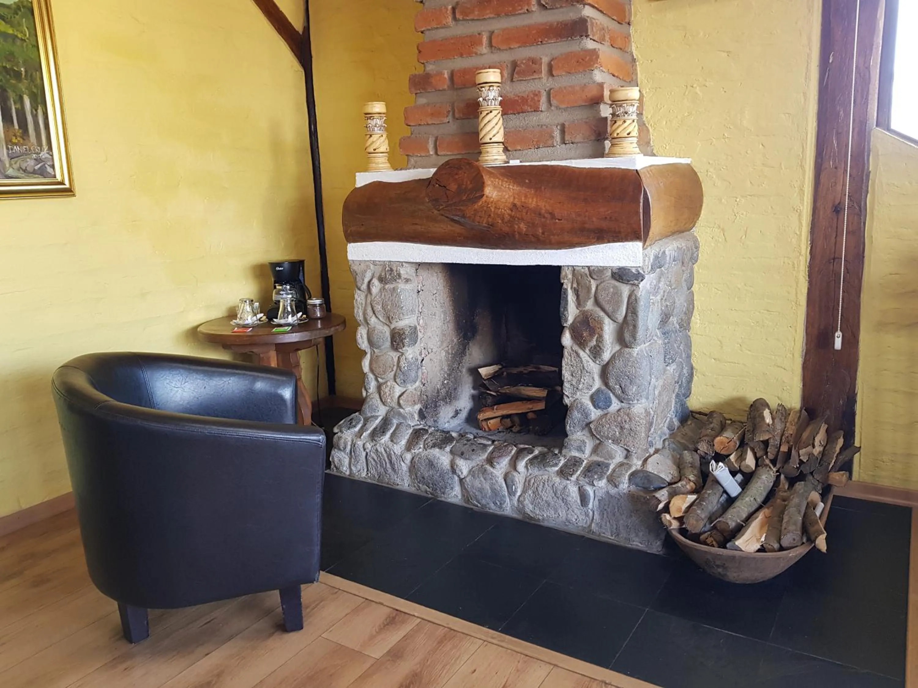 Seating area in Hacienda Jimenita Wildlife Reserve