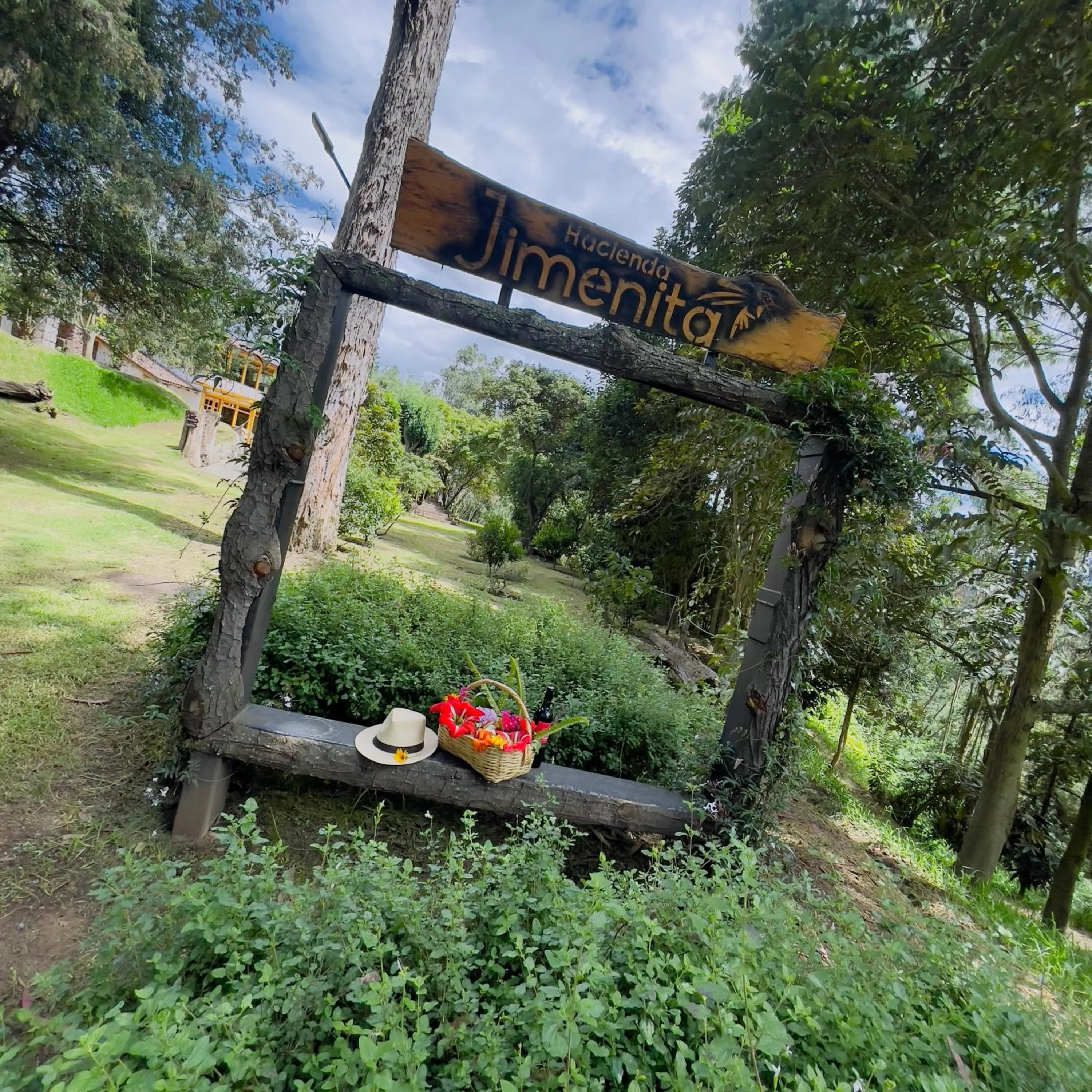 Natural landscape in Hacienda Jimenita Wildlife Reserve