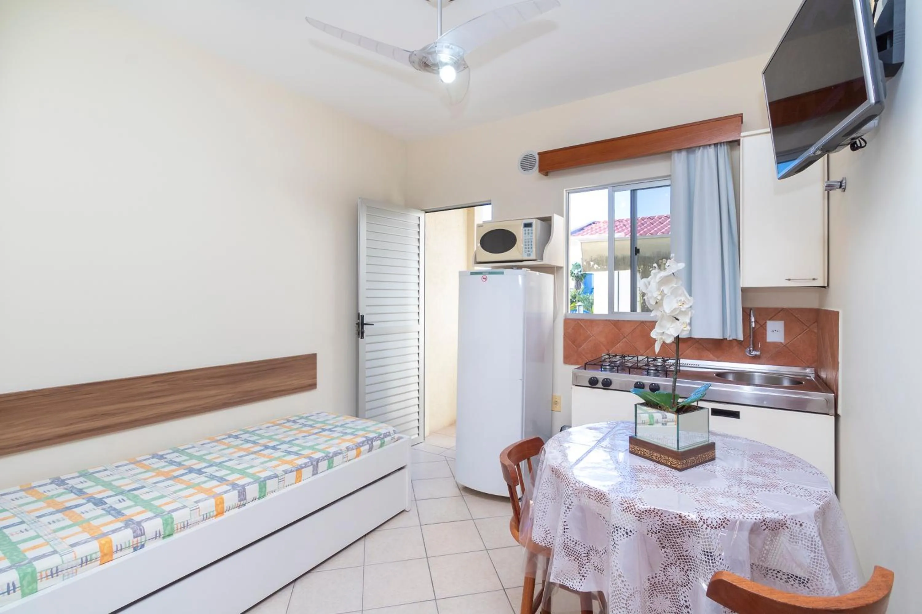 Bed in Pousada Acapulco - Bombinhas