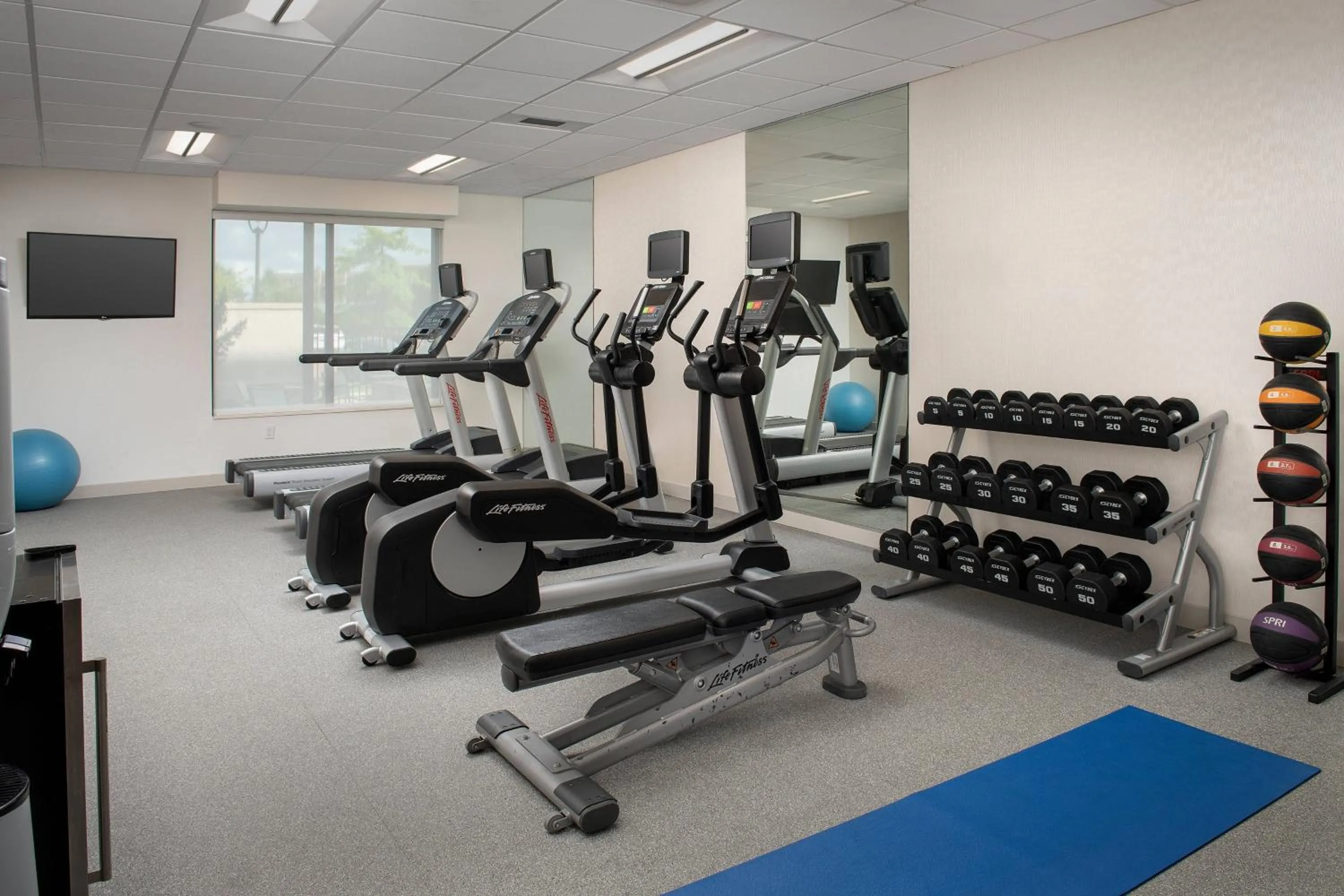 Fitness centre/facilities in Springhill Suites by Marriott Jackson North/Ridgeland