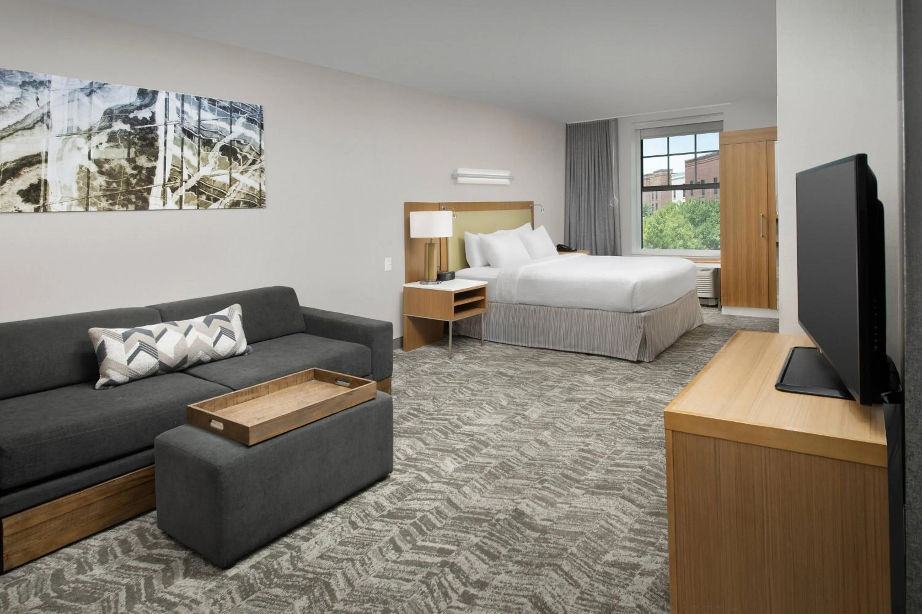 Bedroom, Bed in Springhill Suites by Marriott Jackson North/Ridgeland