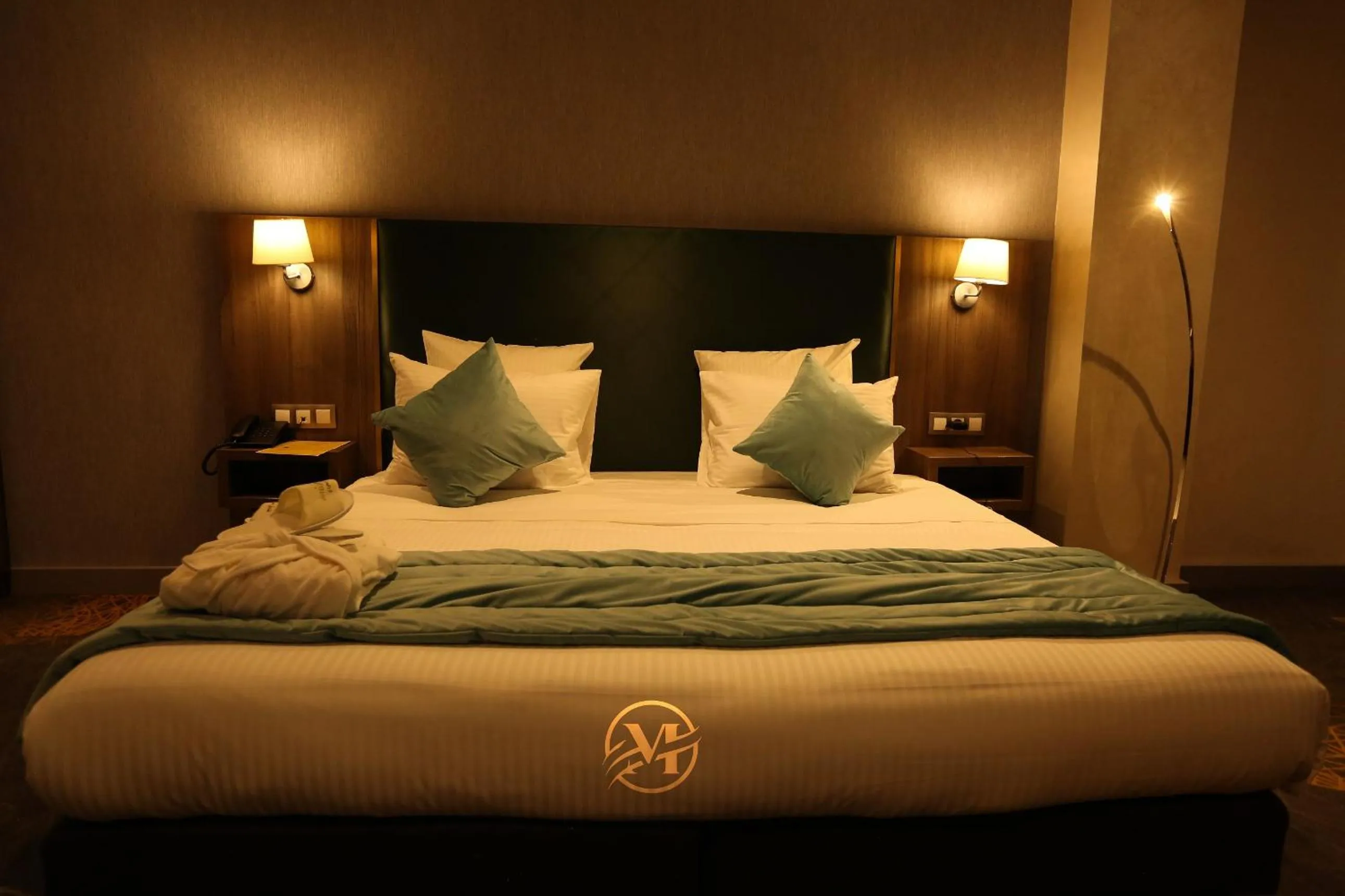 Bed in Hotel Messaoudi